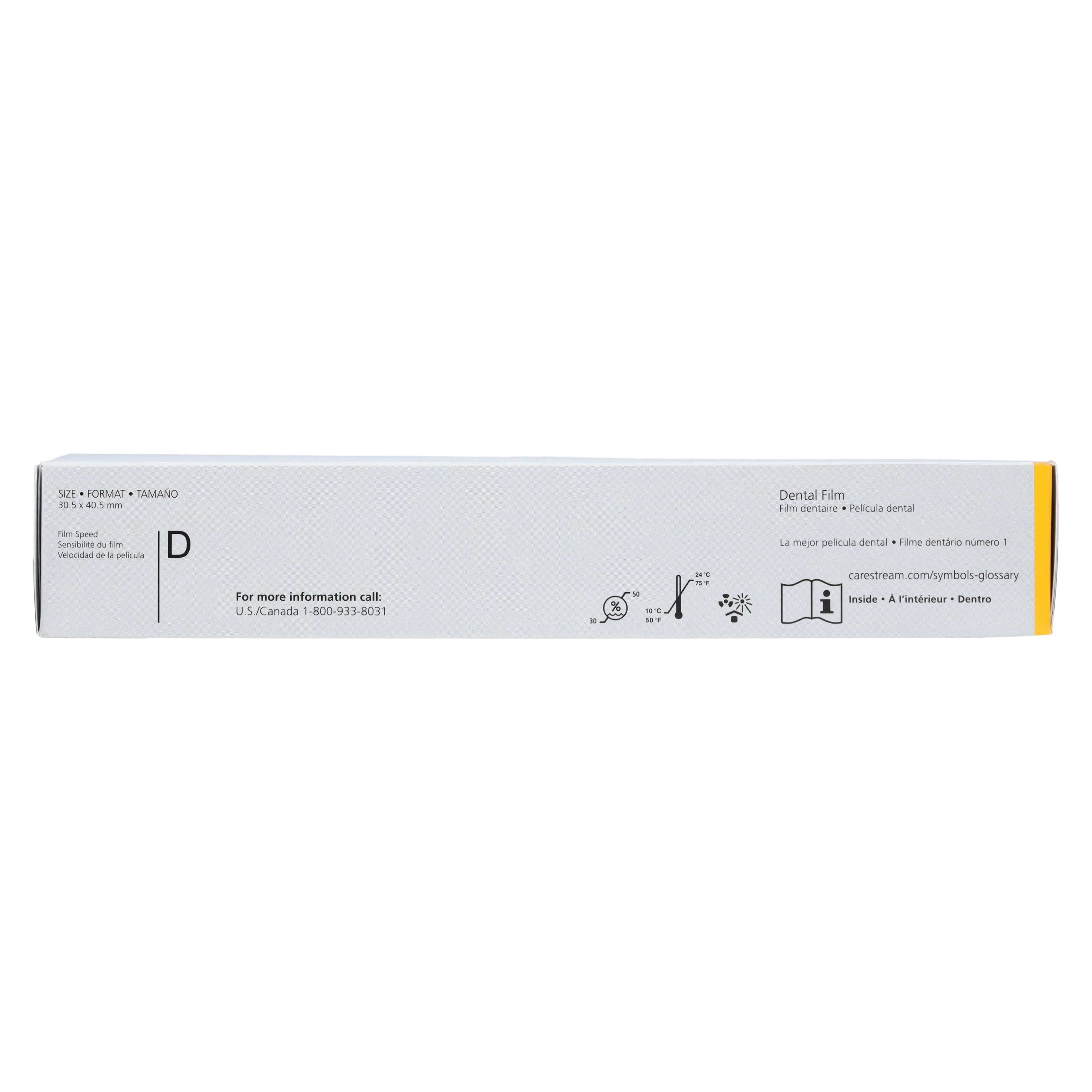 Carestream Ultra-Speed DF-57 Intraoral X-Ray Film, Size 2, Double Film, Super Poly-Soft Packets, 130/Box, 1753664 thumbnail 3