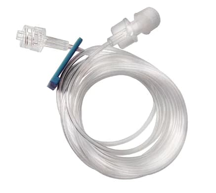 Extension Set Microbore, IV, 60" Male/Female Luer Lock, Slide Clamp, Non-DEHP, Sterile, 50/Case - Extension Set Microbore - Image 1