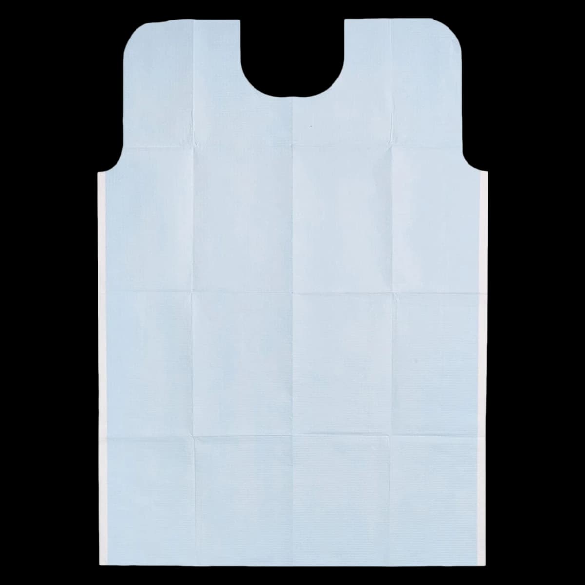TIDI Everyday Specialty Oral Surgery/Prophy Bibs, Extra Large, 29" x 42", Blue, Tissue/Poly/Tissue, 50/Case, 917493 - TIDI Oral Surgery Bibs X-Large 29"x42" Blue 50/Cs - Image 1