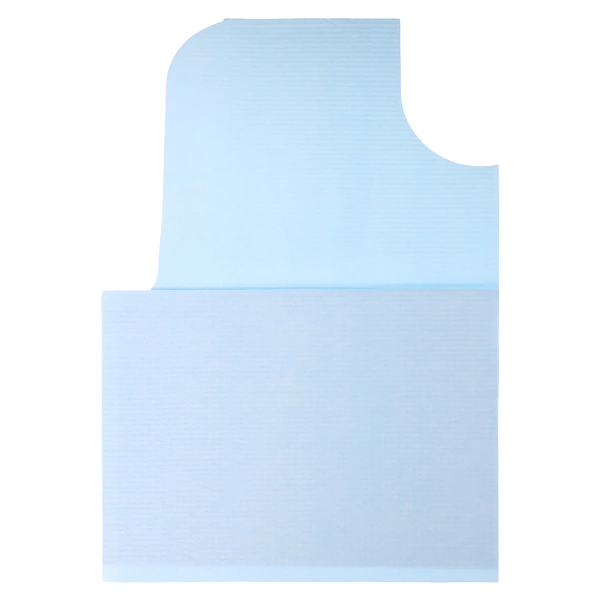 TIDI Everyday Specialty Oral Surgery/Prophy Bibs, Extra Large, 29" x 42", Blue, Tissue/Poly/Tissue, 50/Case, 917493 thumbnail 2