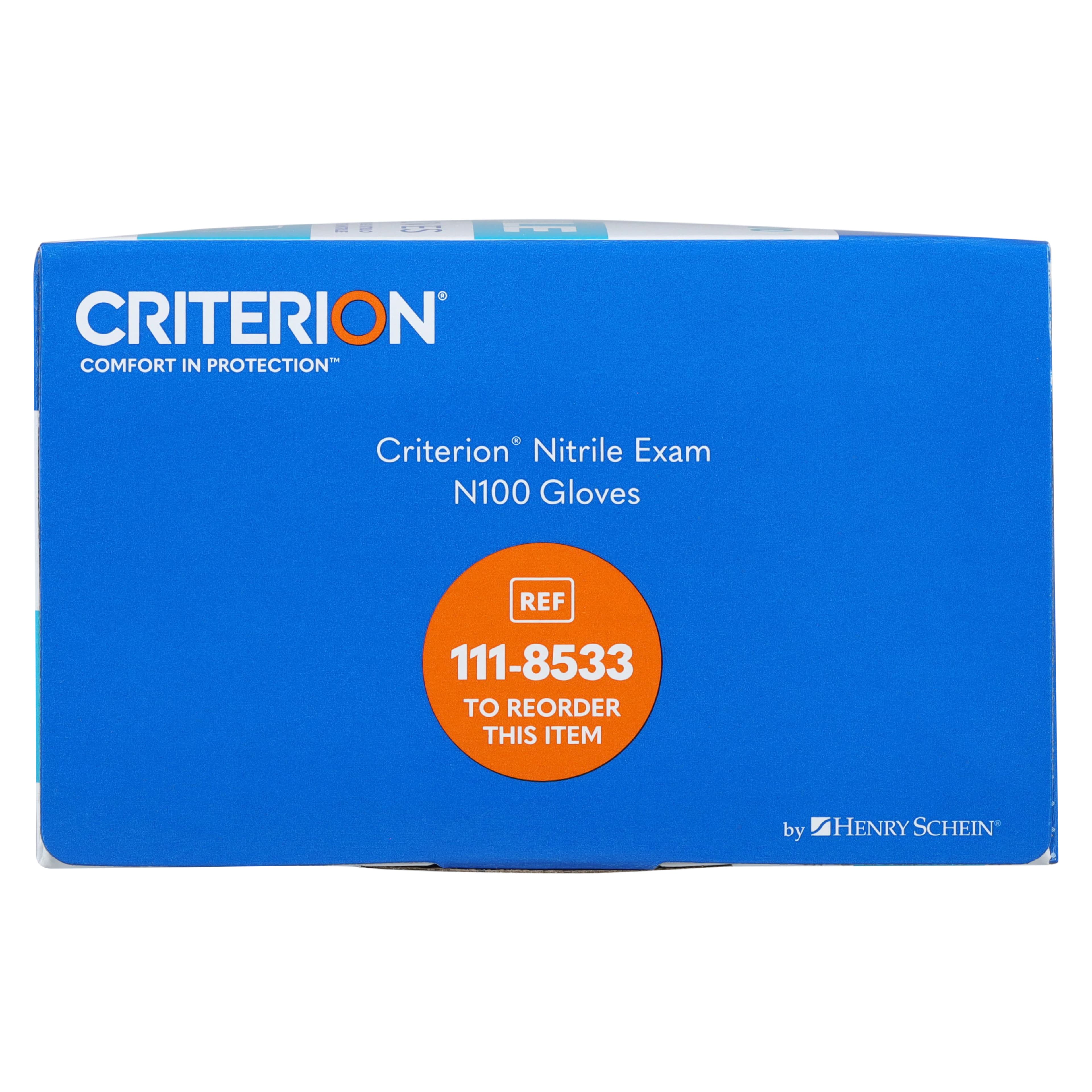 Criterion N100 Nitrile Exam Gloves, Powder Free, Non-Sterile, X-Small, Blue, 100/Box thumbnail 6
