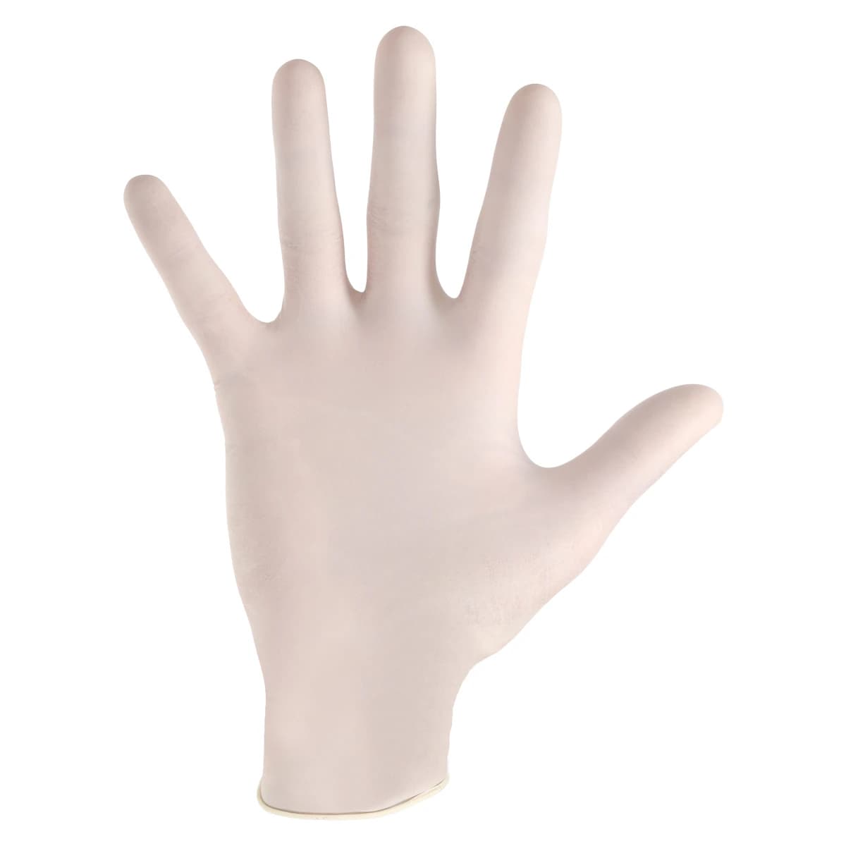 Beesure Latex Exam Gloves, Powder-Free, Non-Sterile, Large, White, 100/Box, BE2818 thumbnail 2