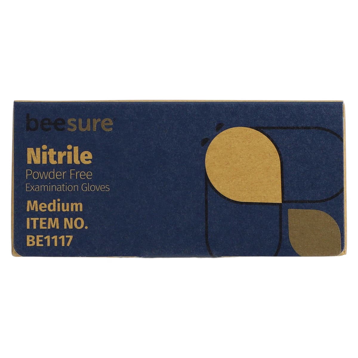 Beesure Nitrile Exam Gloves, Powder-Free, Non-Sterile, Medium, Blue, 100/Box, BE1117 thumbnail 5