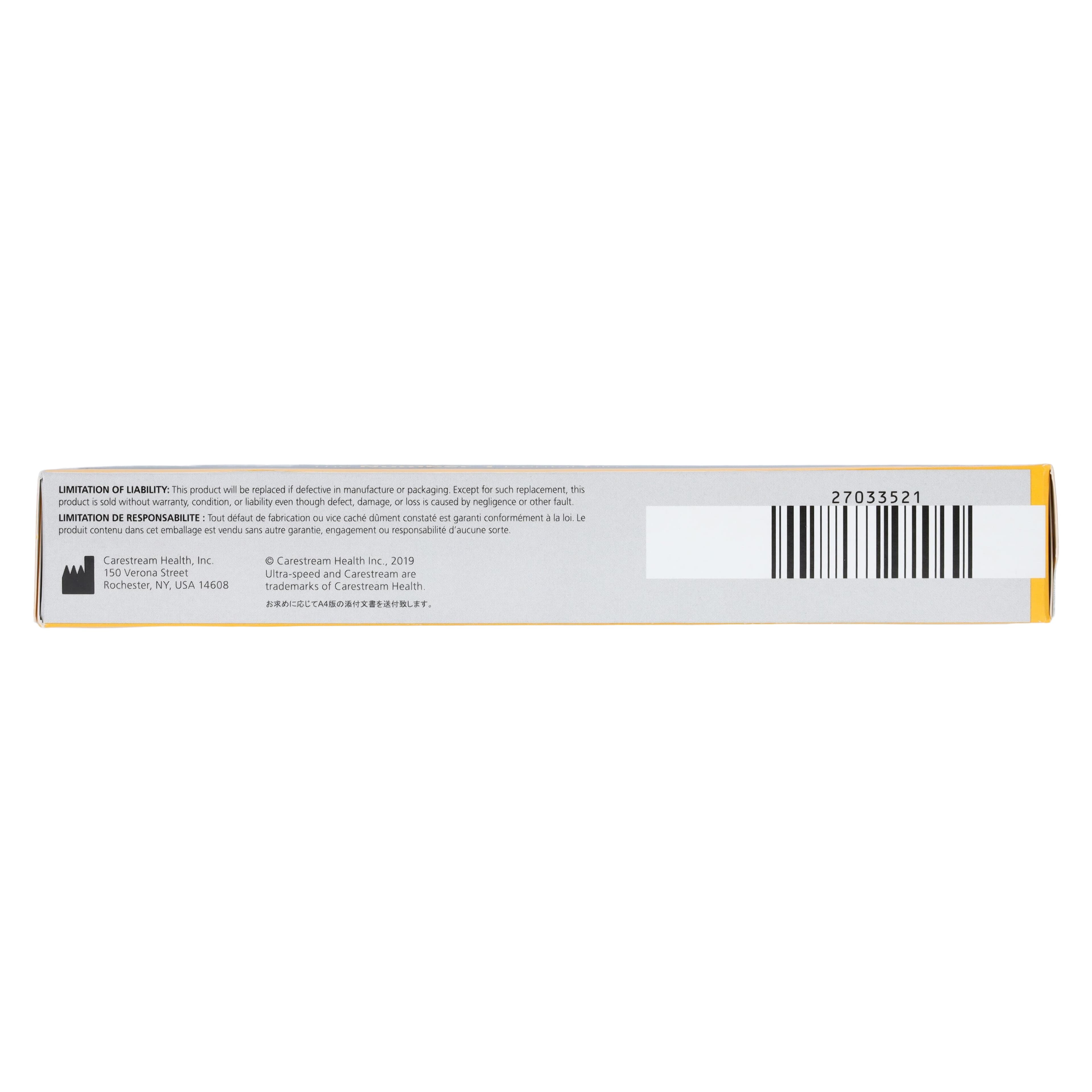 Carestream Ultra-Speed DF-55 Dental X-Ray Film, Size 1, Double Film, Paper Packets, 100/Box, 1273721 thumbnail 4