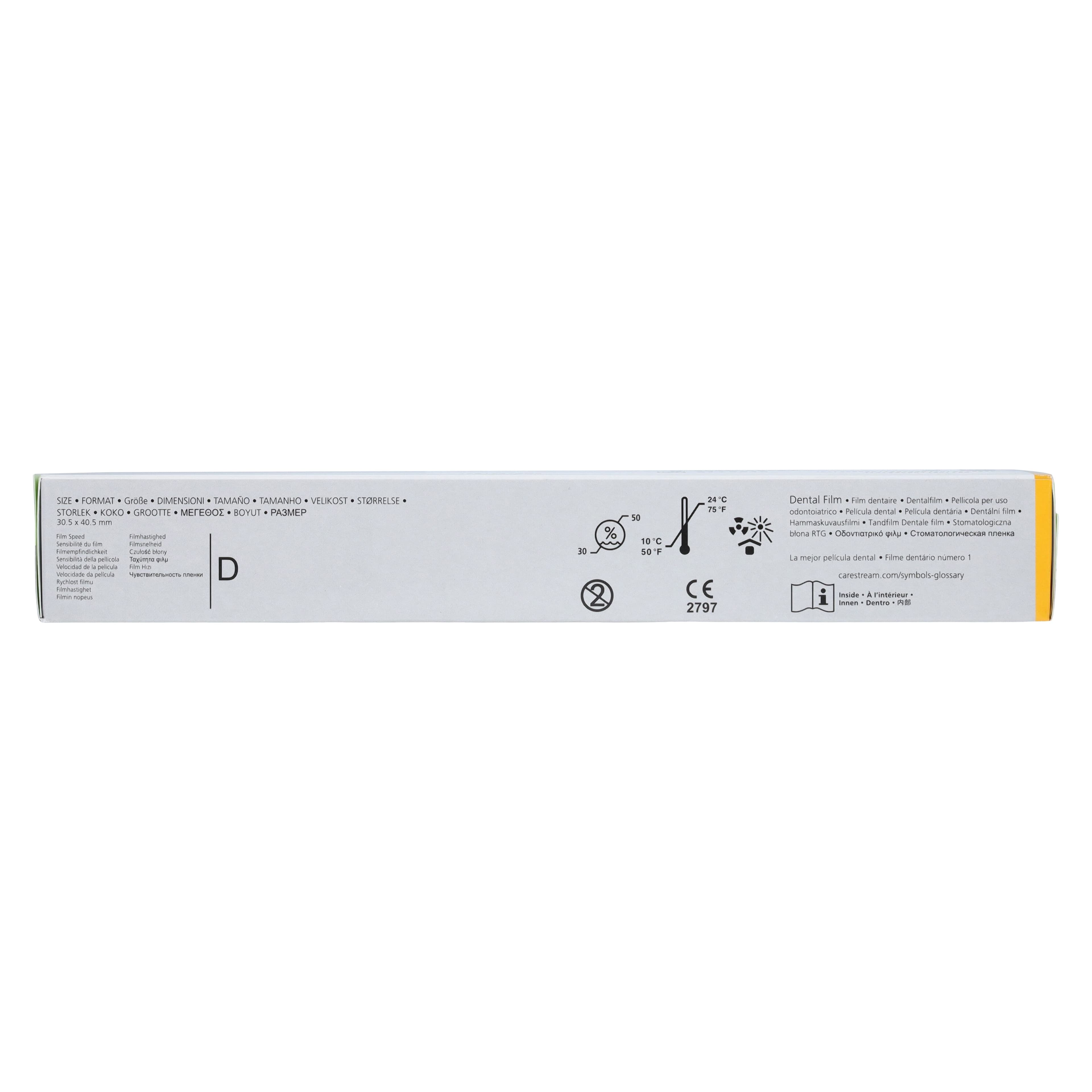 Carestream Dental Ultra-Speed DF-58 Intraoral X-Ray Film, Size 2, Single Film Paper Packets, 150/Box, 1491737 thumbnail 3