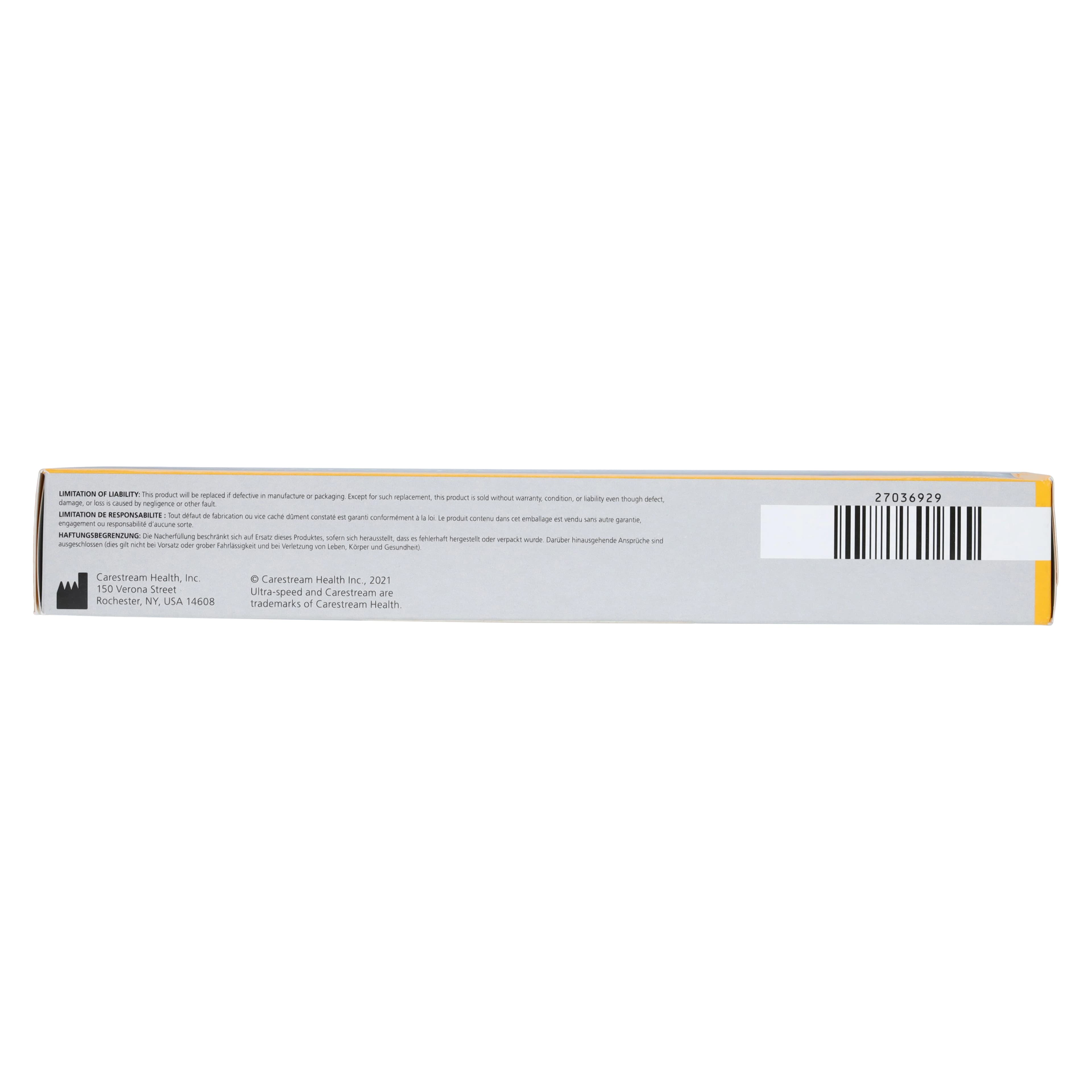 Carestream Dental Ultra-Speed DF-58 Intraoral X-Ray Film, Size 2, Single Film Paper Packets, 150/Box, 1491737 thumbnail 4
