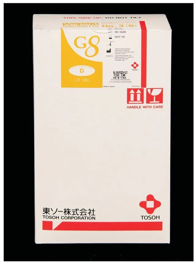 Tosoh G8 HSi Variant #3 Elution Buffer, 800 mL - Elution Buffer for G8 #3 - Image 1