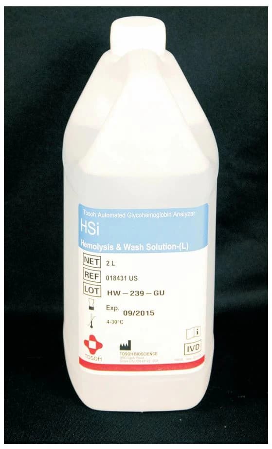 Hemolysis Wash Solution, 2000ml, Tosoh Bioscience - Hemolysis Wash 2000ml - Image 1