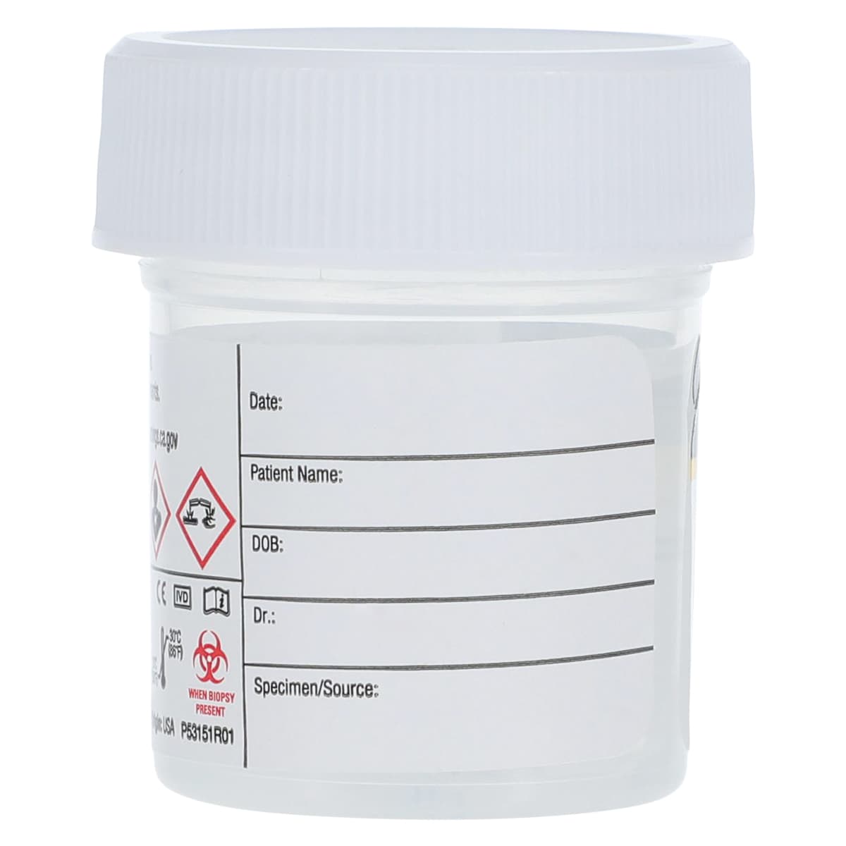 Richard-Allan Scientific STS Specimen Container with 10% Formalin, 15 mL, Polystyrene, Clear, 384/Case thumbnail 4