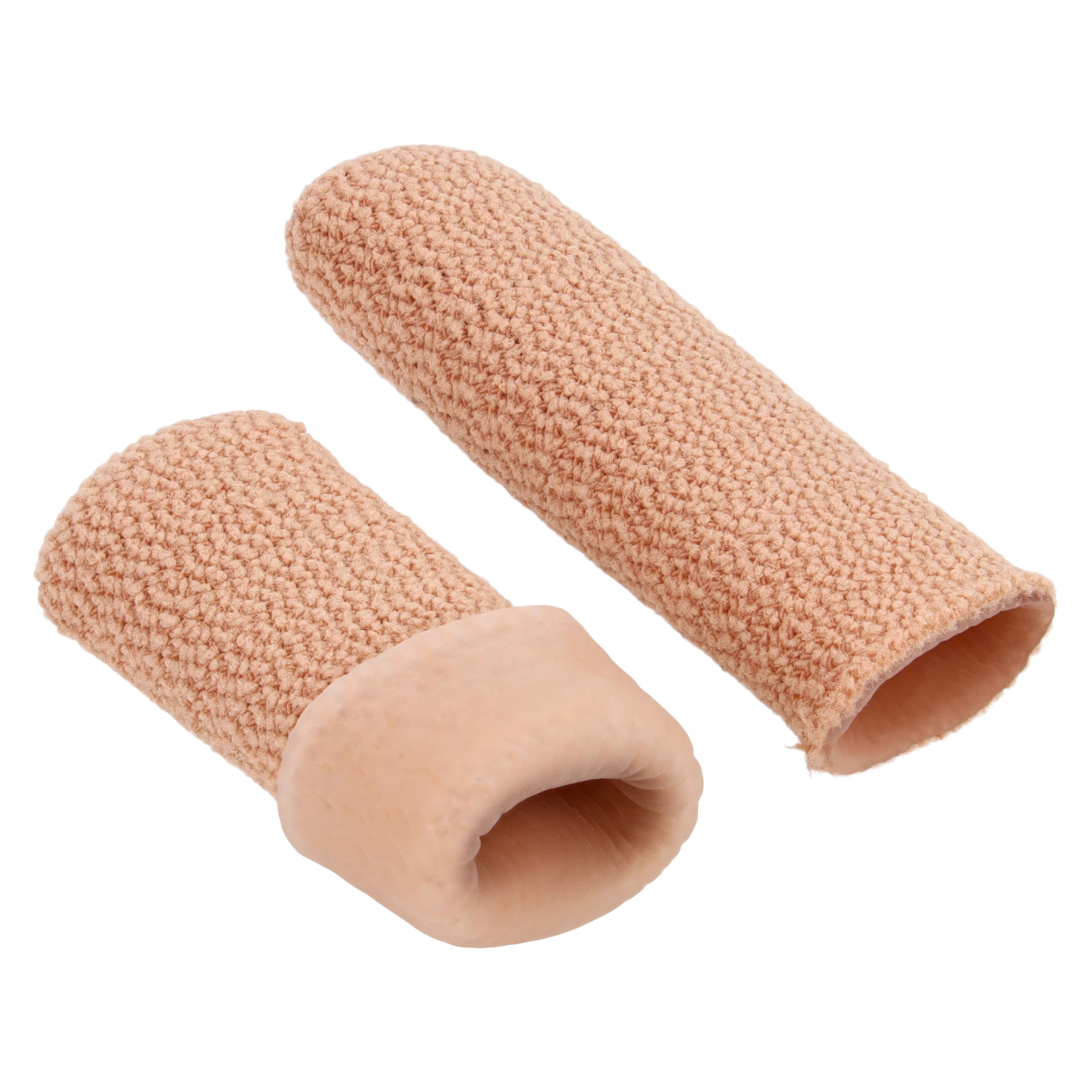 Pedifix Visco-Gel Protector Cap Toe, Mesh/Ribbed Knit, Large/X-Large - Visco-Gel Mesh Ribbed Toe Cap - Image 1