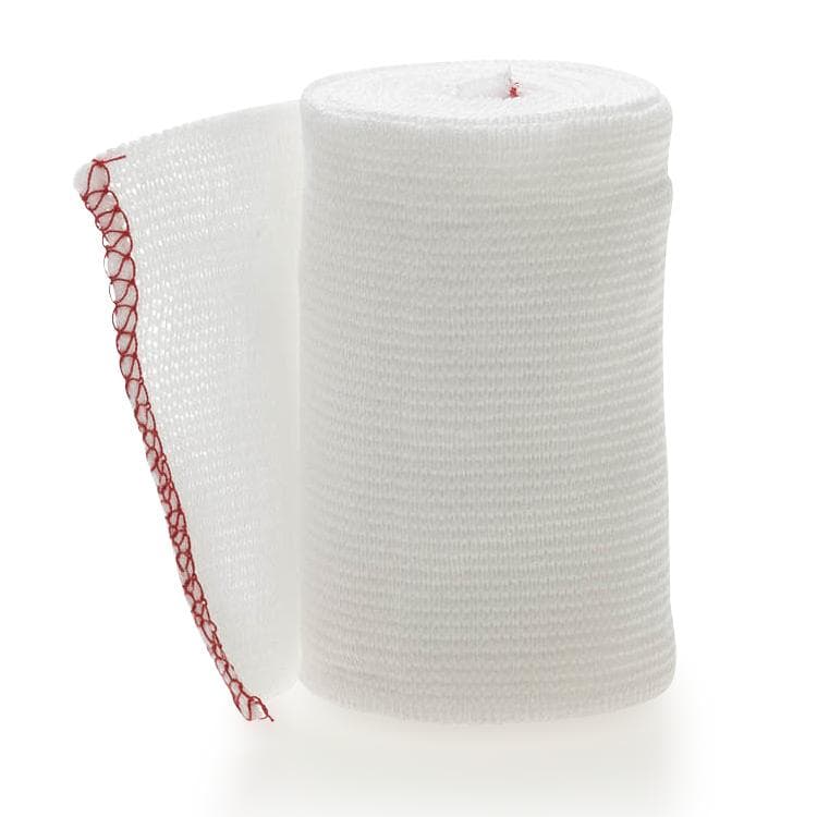 Medline Swift-Wrap Bandage, Cotton/Polyester/Elastic, 3" x 5 yd, White, Sterile, 20/Case - Bandg SwiftWrap Wht Velc LF ST - Image 1