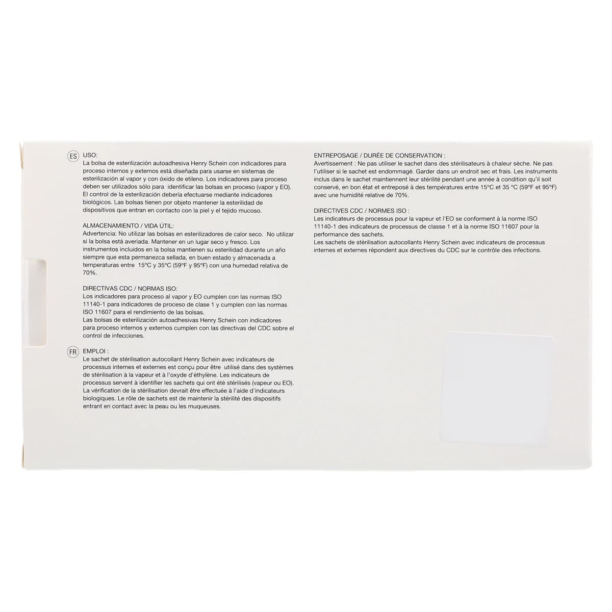 SelfSeal Sterilization Pouches, 3.5 in x 5.25 in, Blue/White, 200/Box thumbnail 7