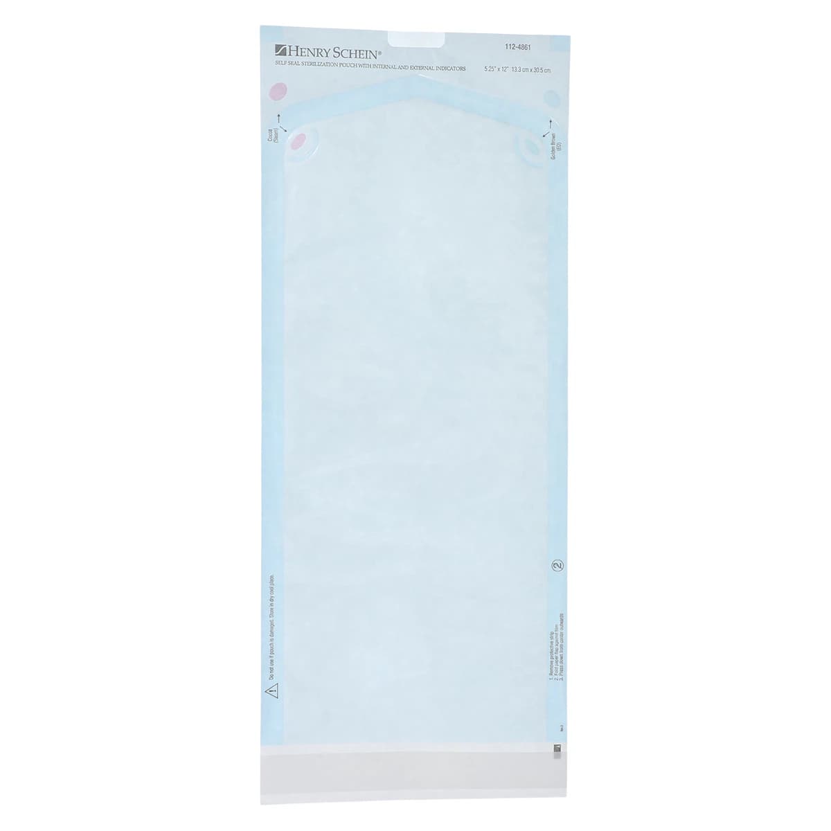 SelfSeal Sterilization Pouches, 5.25 in x 12 in, Blue/White, Latex Free, 200/Bx thumbnail 3