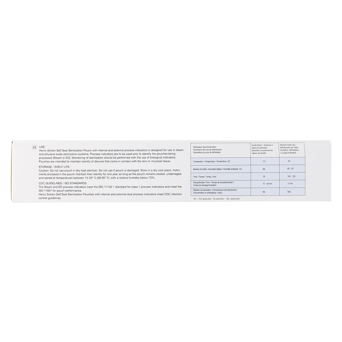 SelfSeal Sterilization Pouches, 5.25 in x 12 in, Blue/White, Latex Free, 200/Bx thumbnail 4