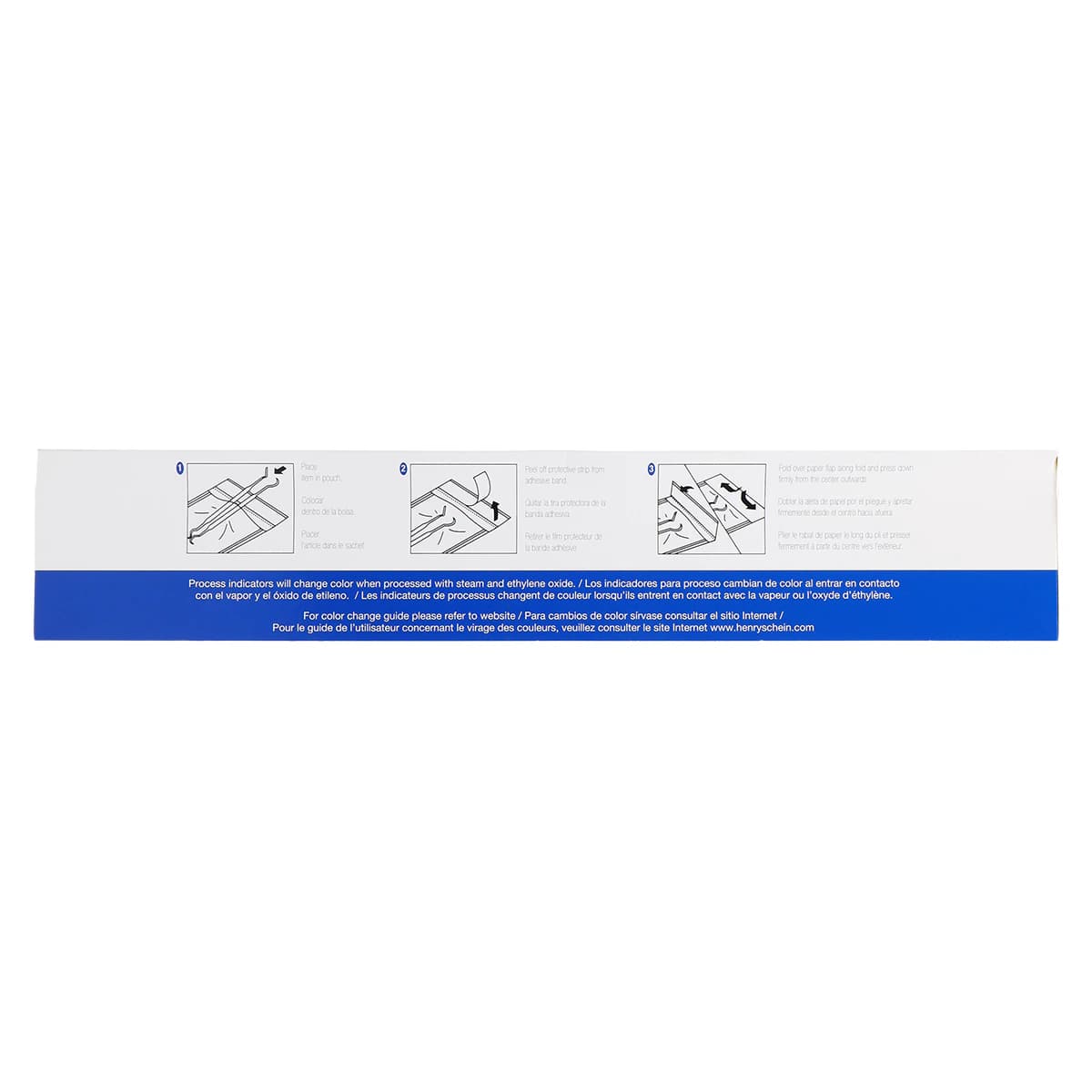 SelfSeal Sterilization Pouches, 5.25 in x 12 in, Blue/White, Latex Free, 200/Bx thumbnail 5