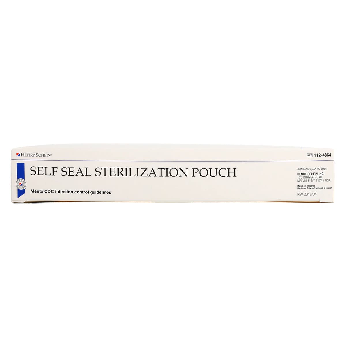 Henry Schein SelfSeal Sterilization Pouches, 8 in x 13 in, Blue/White, Dual Indicators, 100/Box thumbnail 3