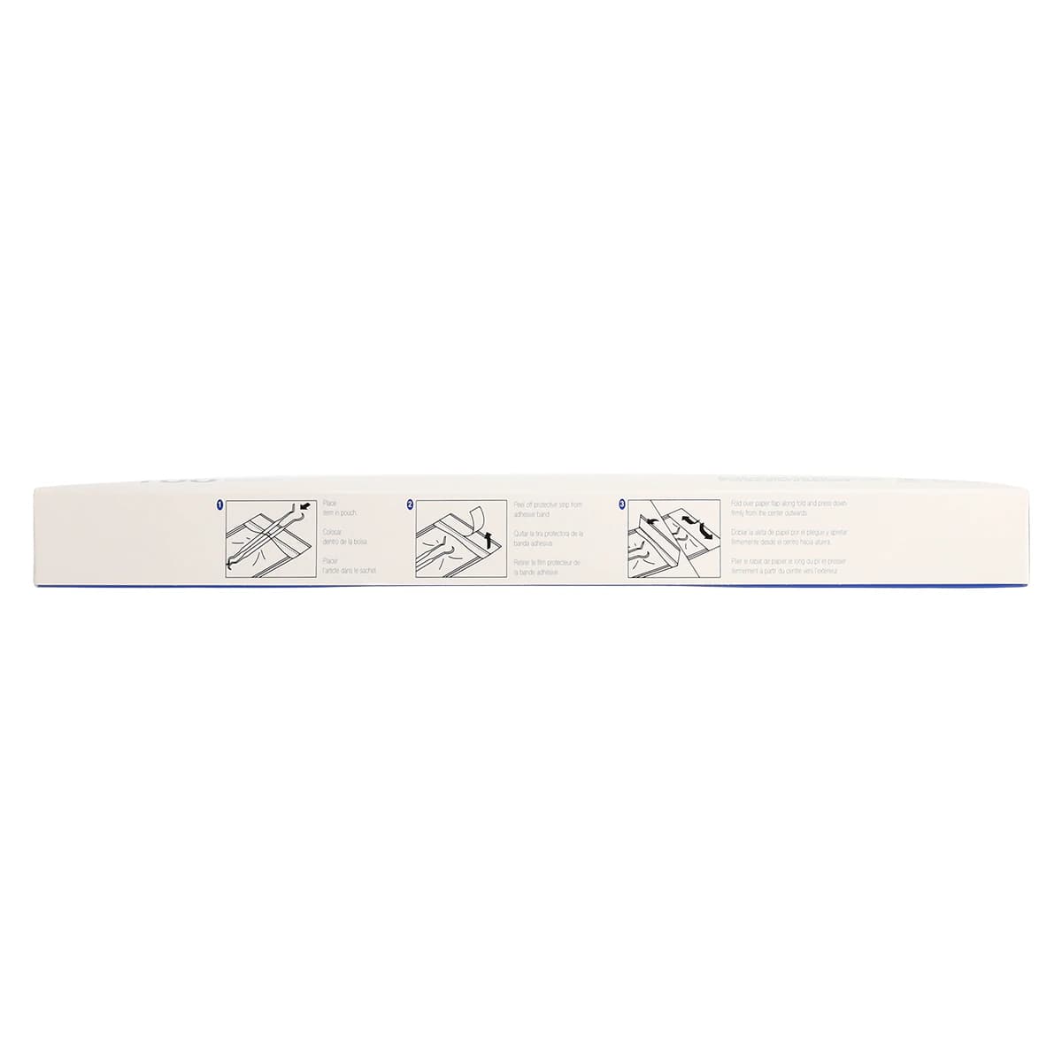 Henry Schein SelfSeal Sterilization Pouches, 8 in x 13 in, Blue/White, Dual Indicators, 100/Box thumbnail 5