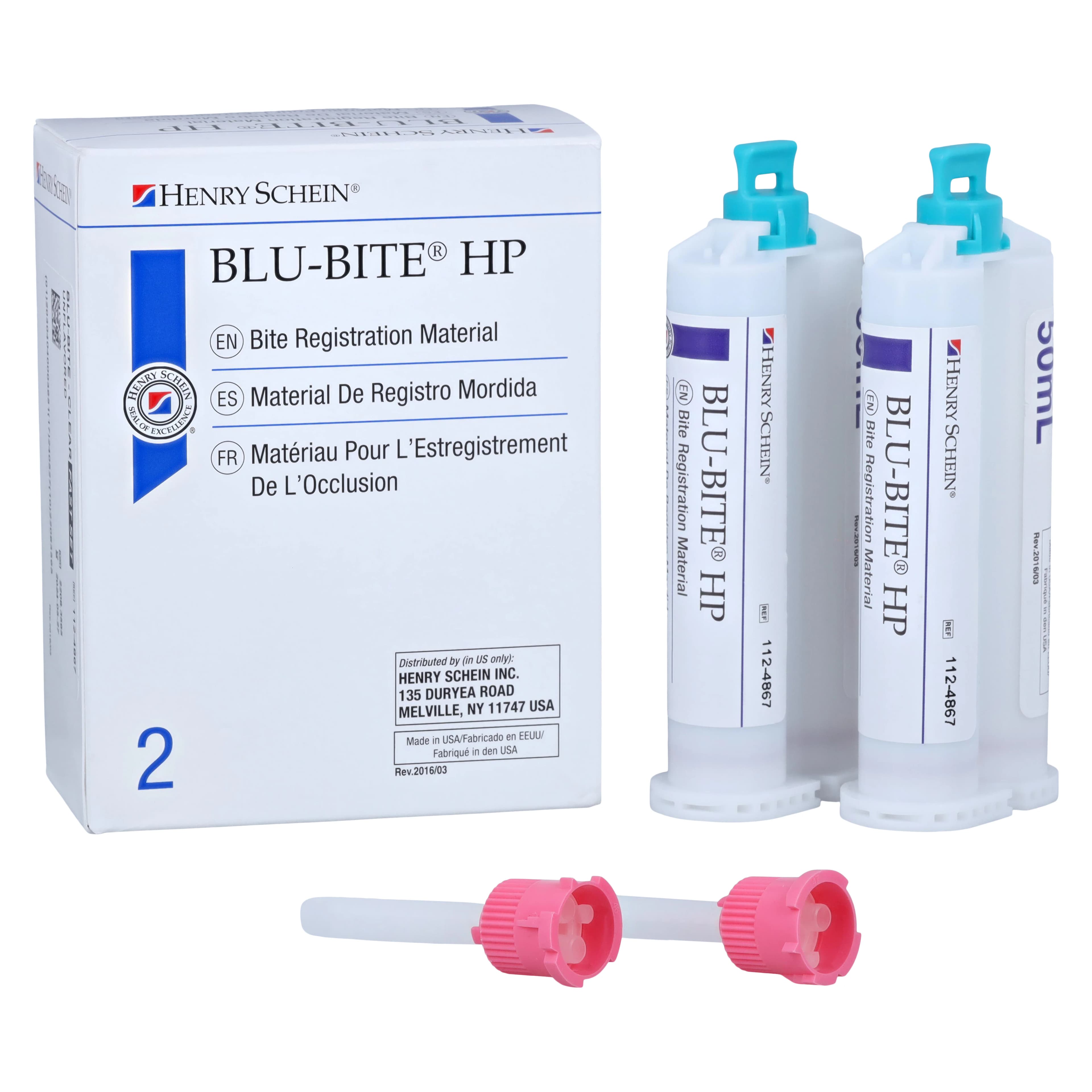 Blu-Bite Clear Bite Registration, Fast Set, Unflavored, 2/Box thumbnail 3