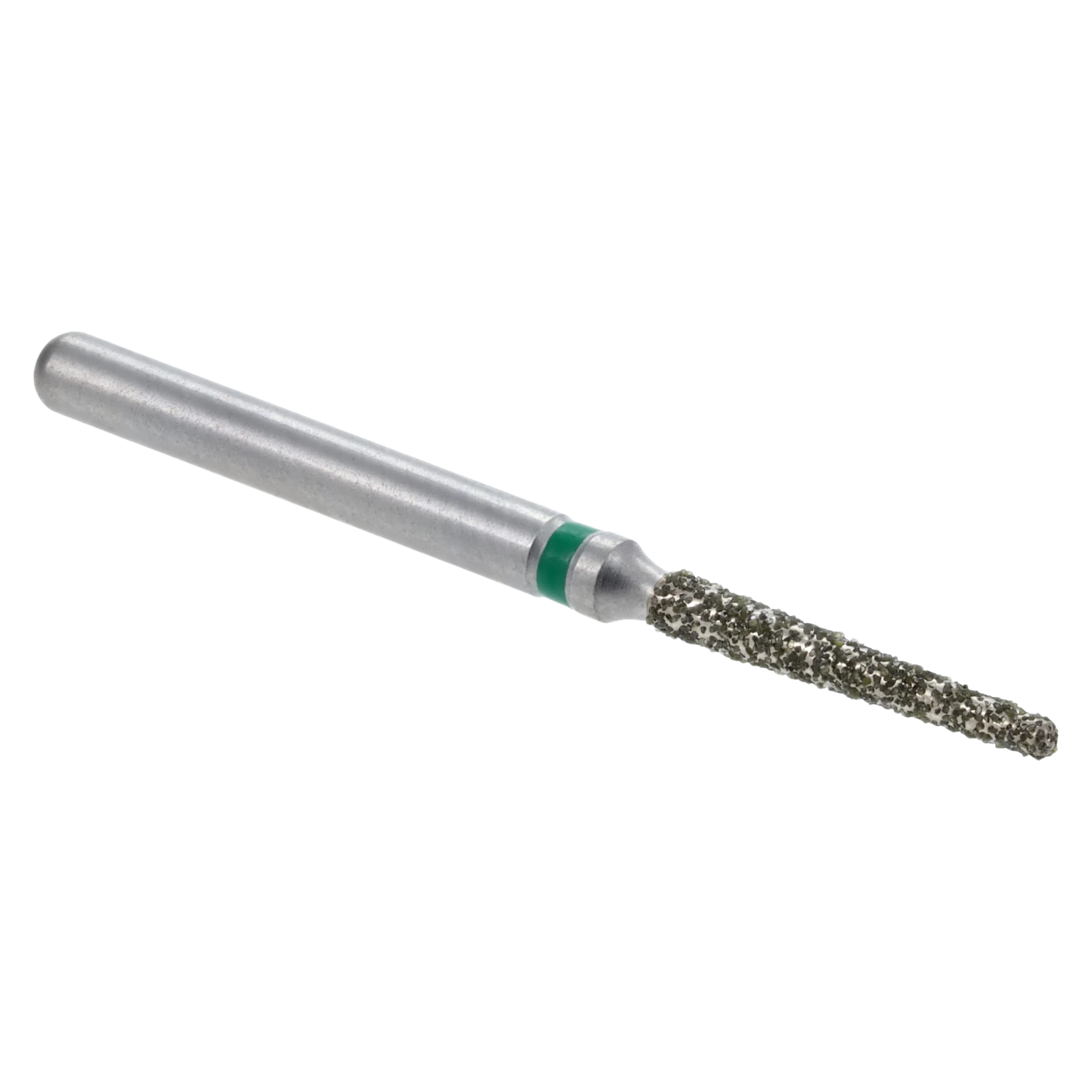 HSI Round End Taper FG Diamond Burs, Single Use, Coarse, 856-012C, 25/Box thumbnail 2