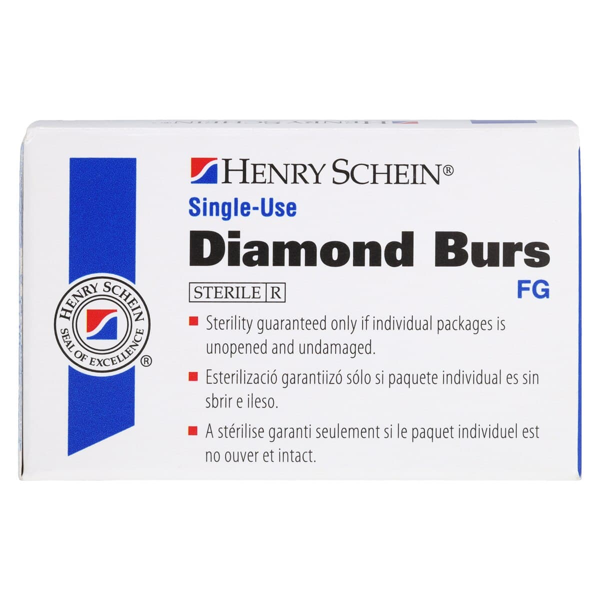 HSI Separation FG Diamond Burs, Single Use, Fine, 25/Box, 889-009F thumbnail 4