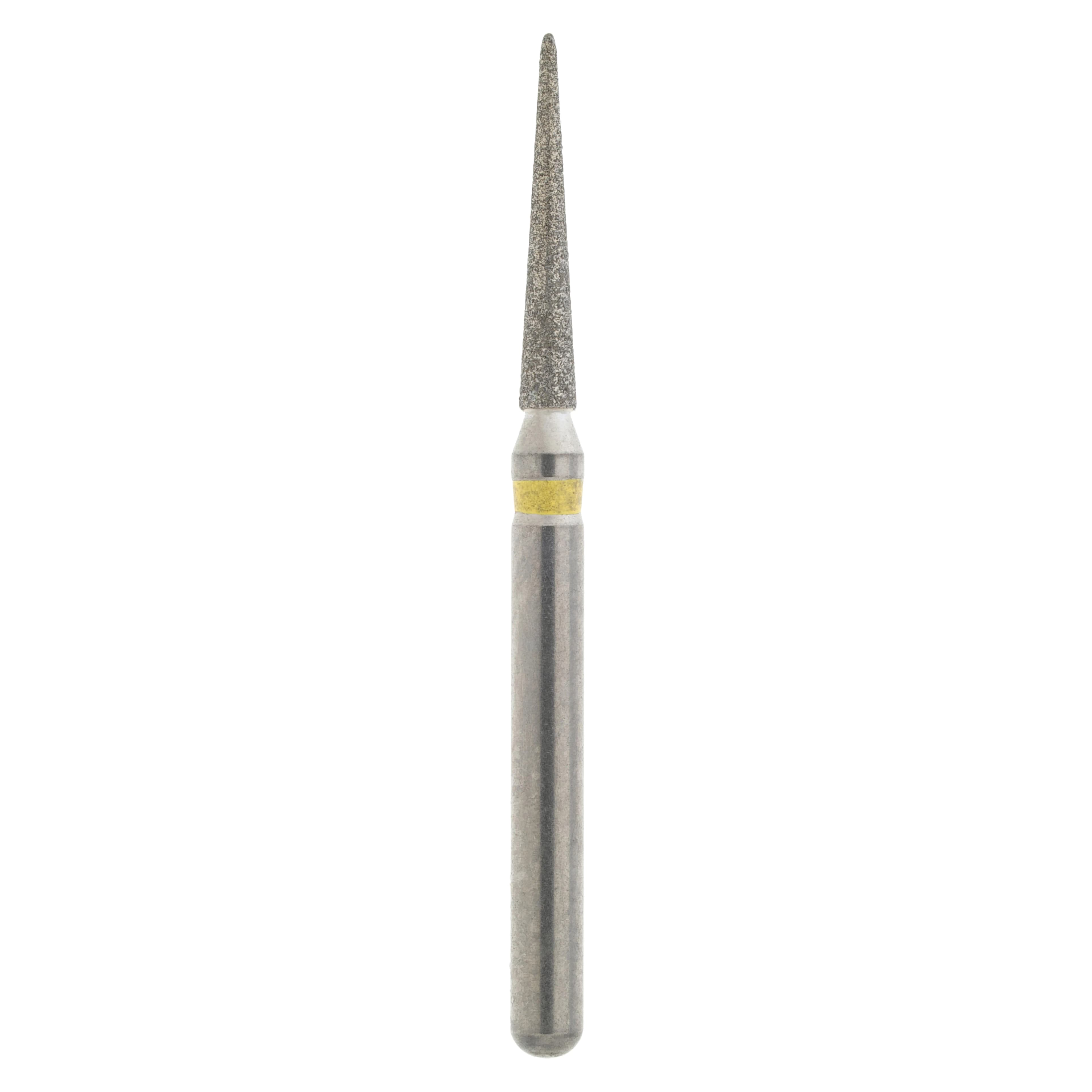 HSI Needle FG Diamond Burs, Single Use, Extra Fine, 858-014SF, 25/Box - HSI Needle FG Diamond Burs, Single Use - Image 1