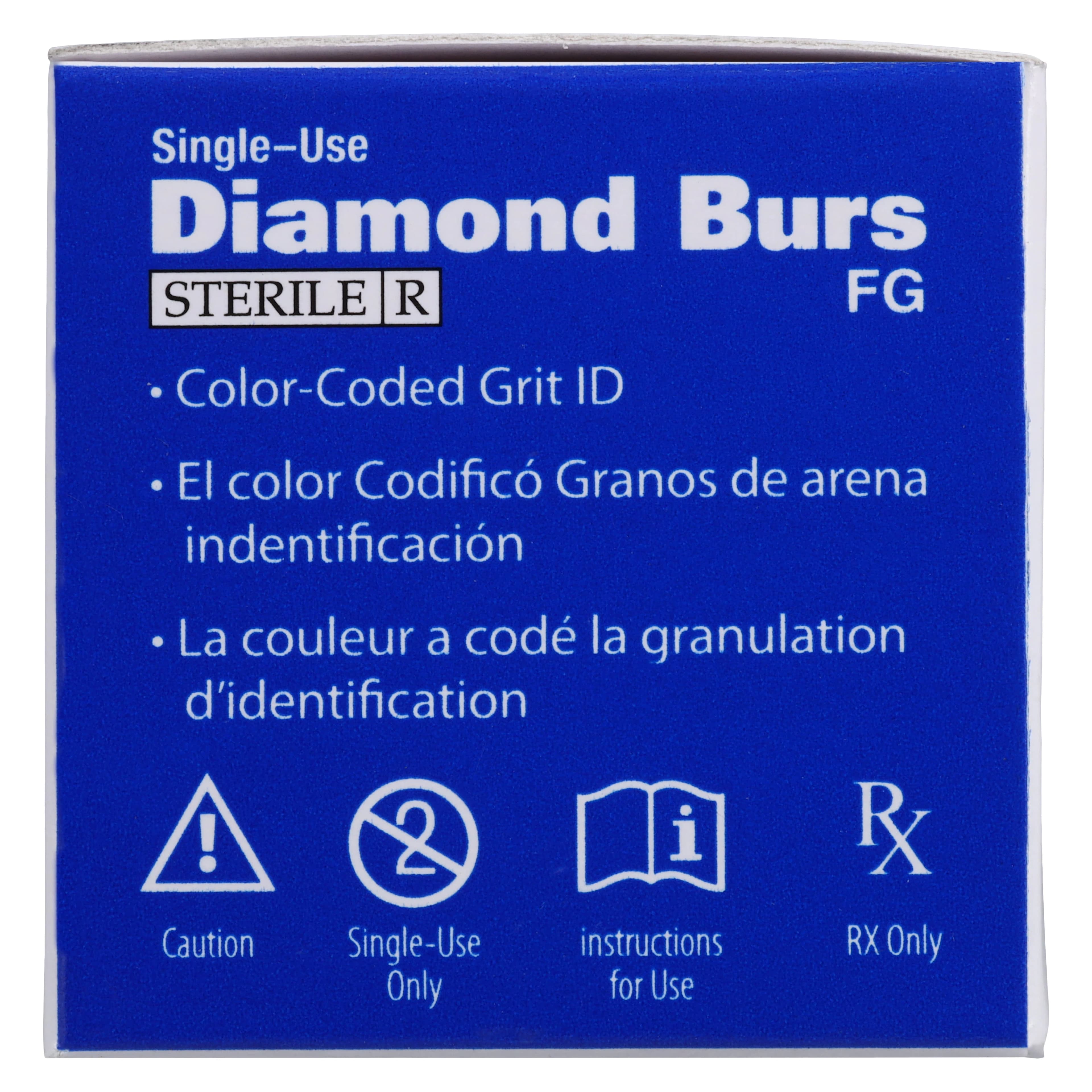 HSI Flame FG Diamond Burs, Single Use, Fine, 862-012F, 25/Box thumbnail 4