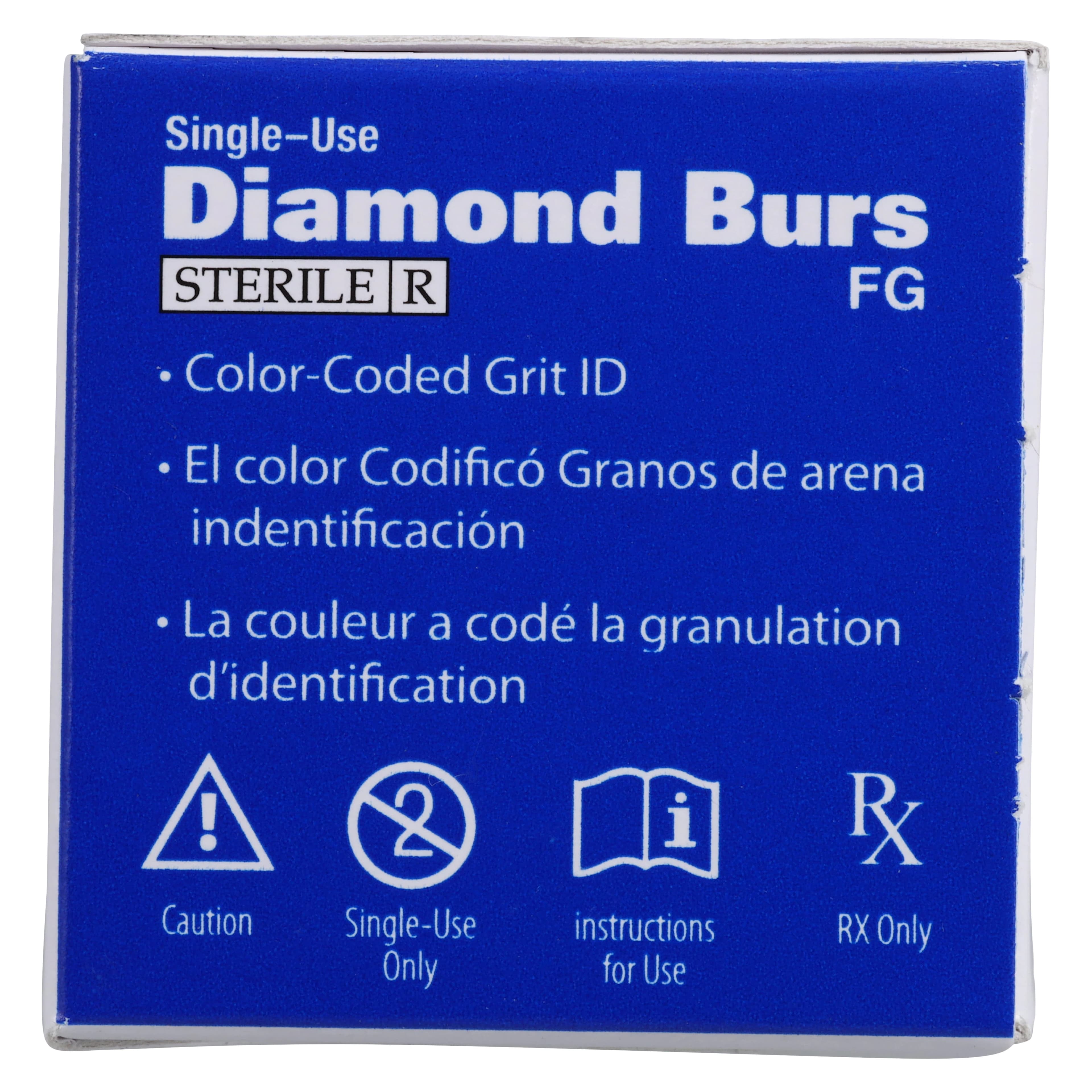 HSI Flame FG Diamond Burs, Single Use, Fine, 25/Box, 863-012F thumbnail 6