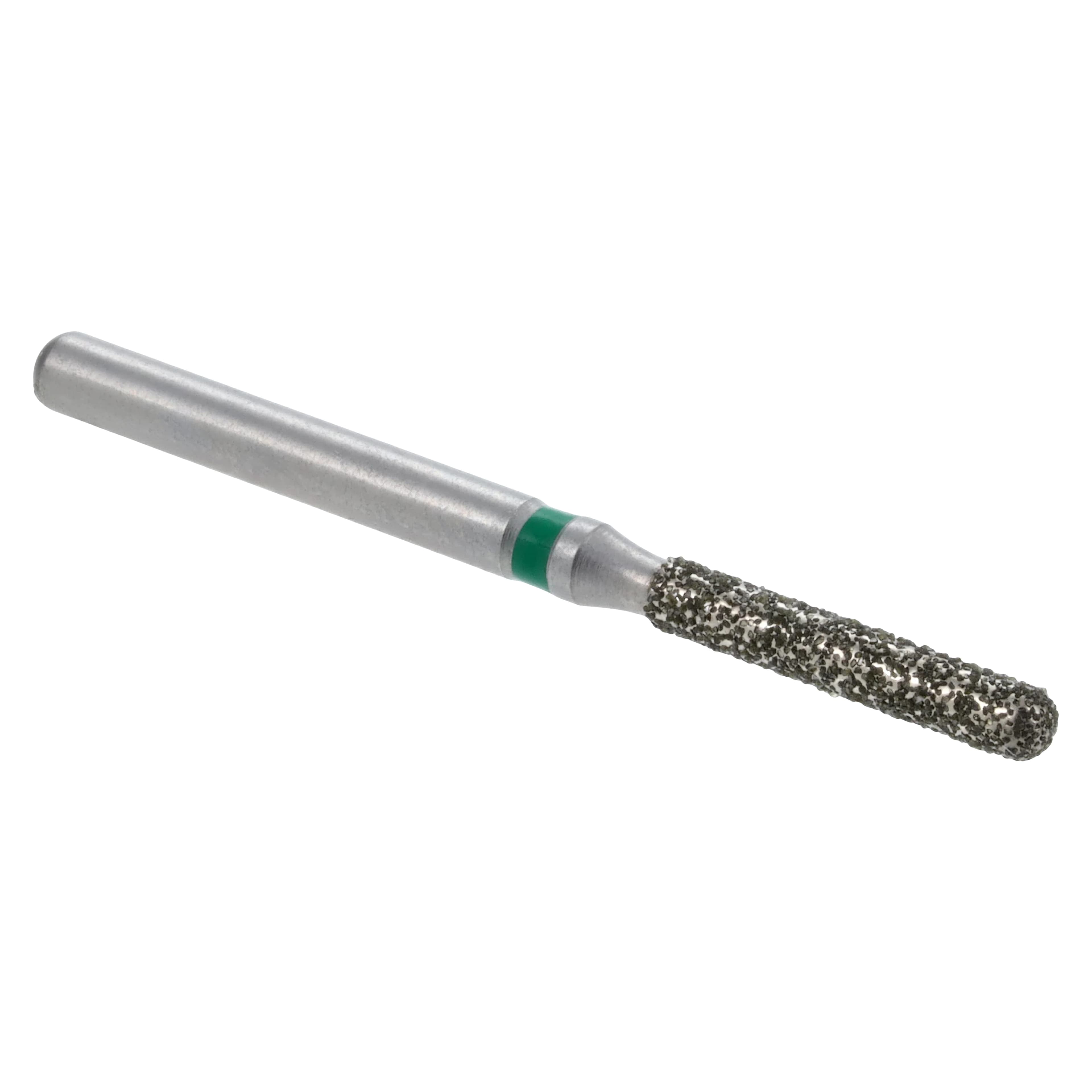 HSI Round End Cylinder FG Diamond Burs, Single Use, Coarse, 881-014C, 25/Box thumbnail 3