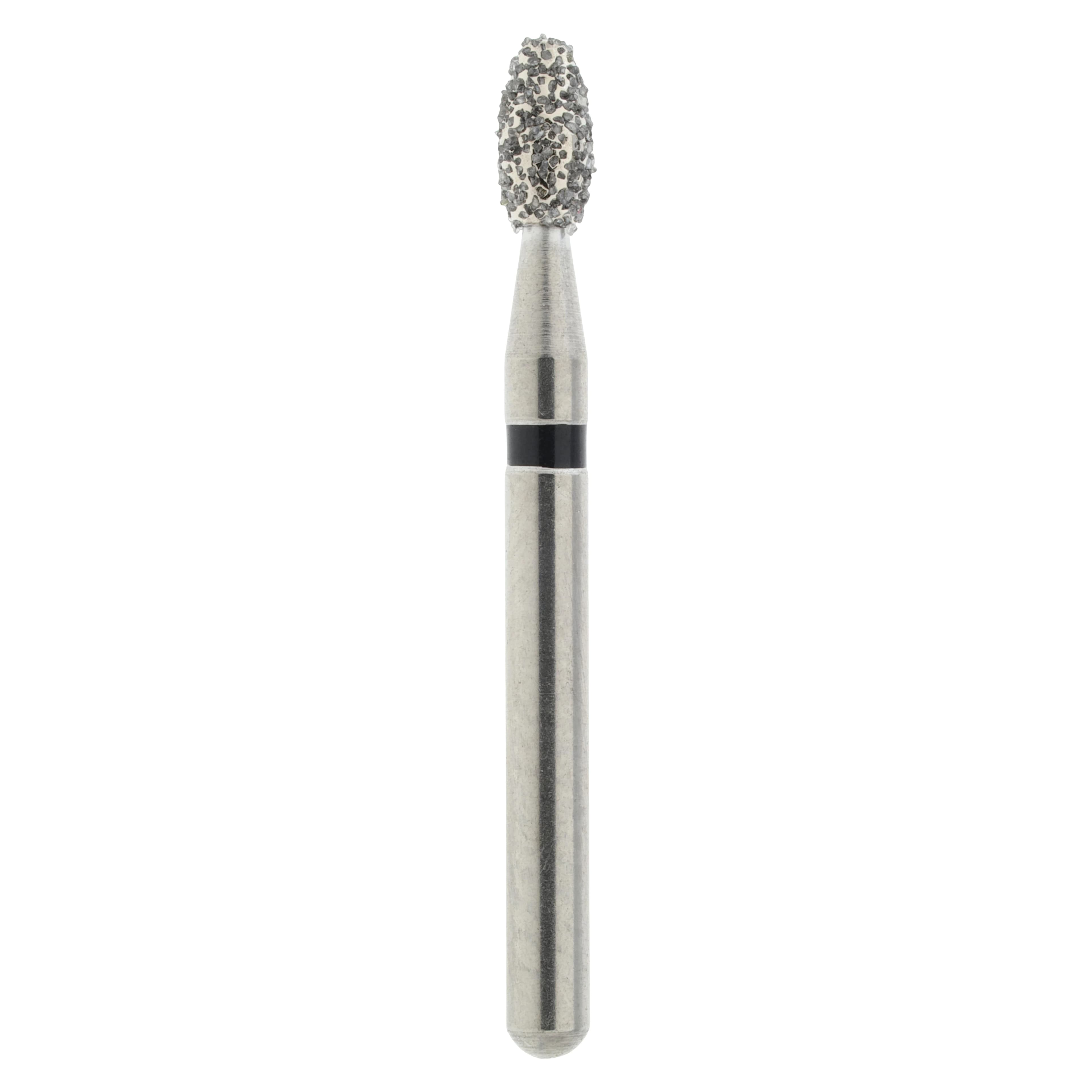 Diamond FG 379-018SC Friction Grip Super Coarse Egg/Football Bur, 3.6 mm, 5/Package - Diamond FG 379-018SC - Image 1