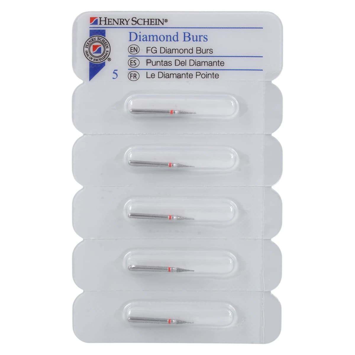 Diamond FG 392-016F Friction Grip Fine Interproximal Bur, 5.0 mm, 5/Pk thumbnail 5