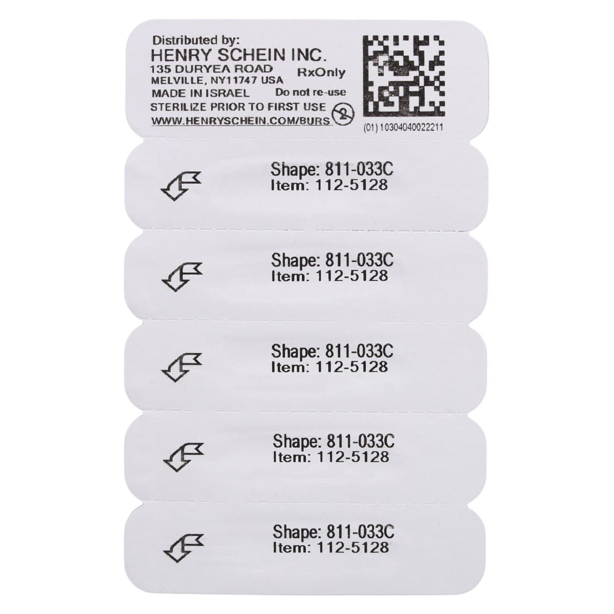 Diamond FG 811-033C Barrel Bur, Friction Grip, Coarse, 5.5 mm, 5/Pk thumbnail 6