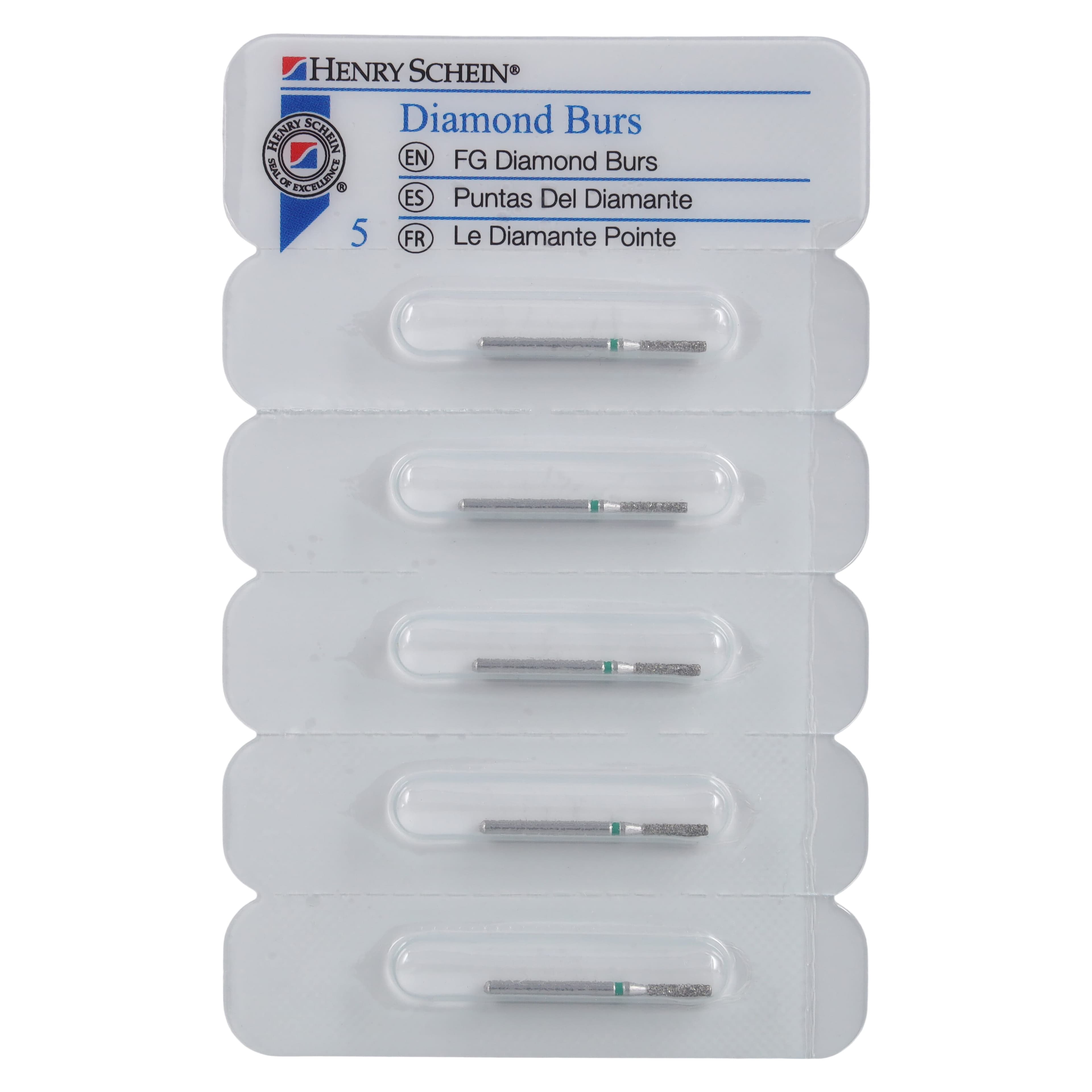 Diamond FG 836-012C Friction Grip Coarse Flat End Cylinder Bur, 5.6 mm, 5/Pk thumbnail 5