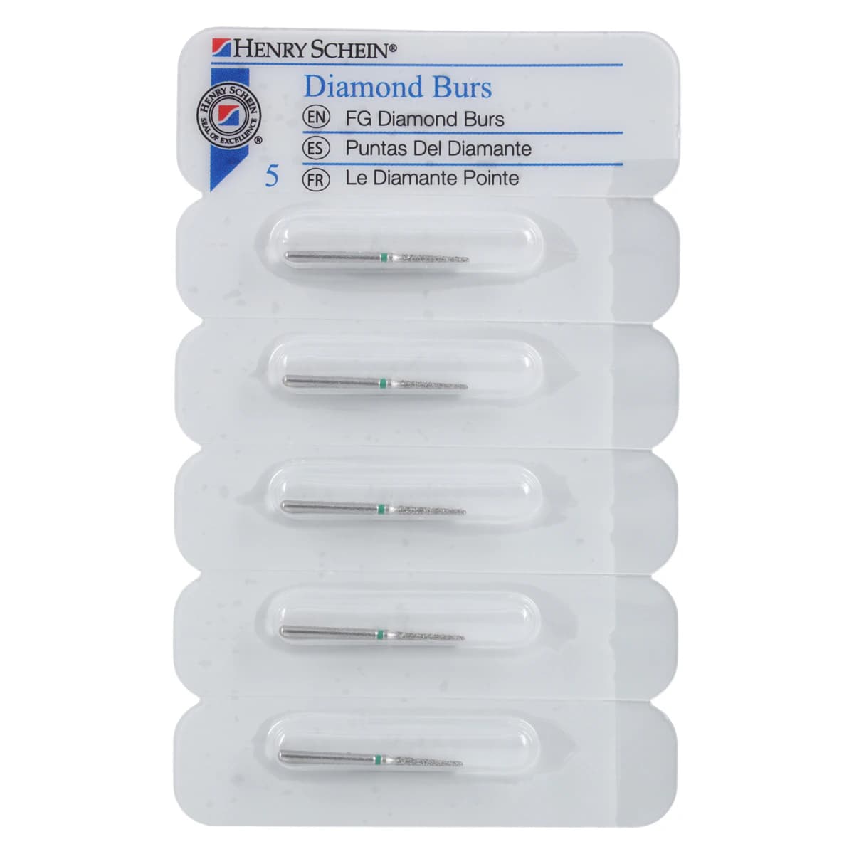 Diamond FG 856-012C Round End Taper Friction Grip Bur, Coarse, 8.0 mm, 5/Pk thumbnail 5