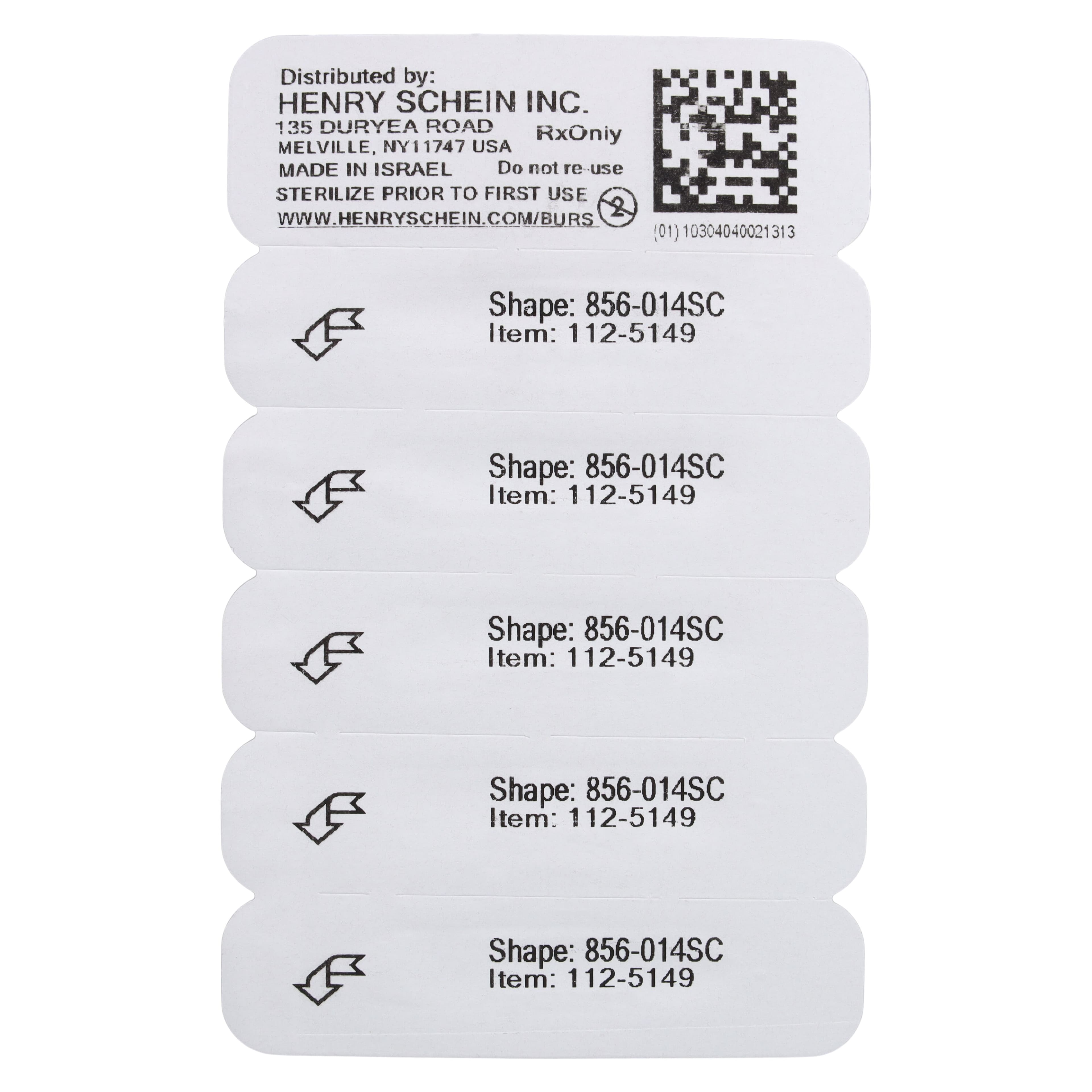 Diamond FG 856-014SC Round End Taper Friction Grip Super Coarse Bur, 8.0 mm, 5/Pk thumbnail 5