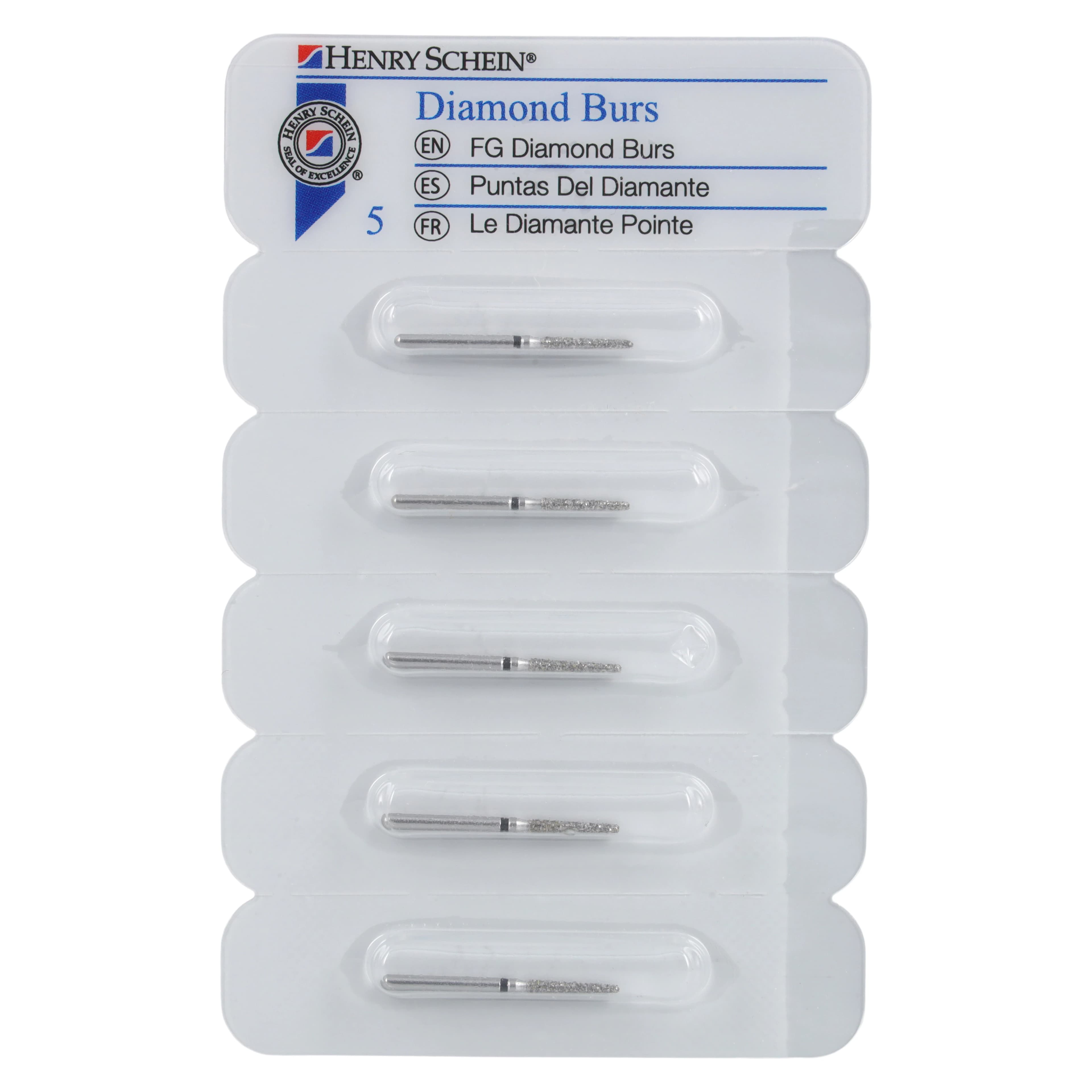 Diamond FG 856-014SC Round End Taper Friction Grip Super Coarse Bur, 8.0 mm, 5/Pk thumbnail 4