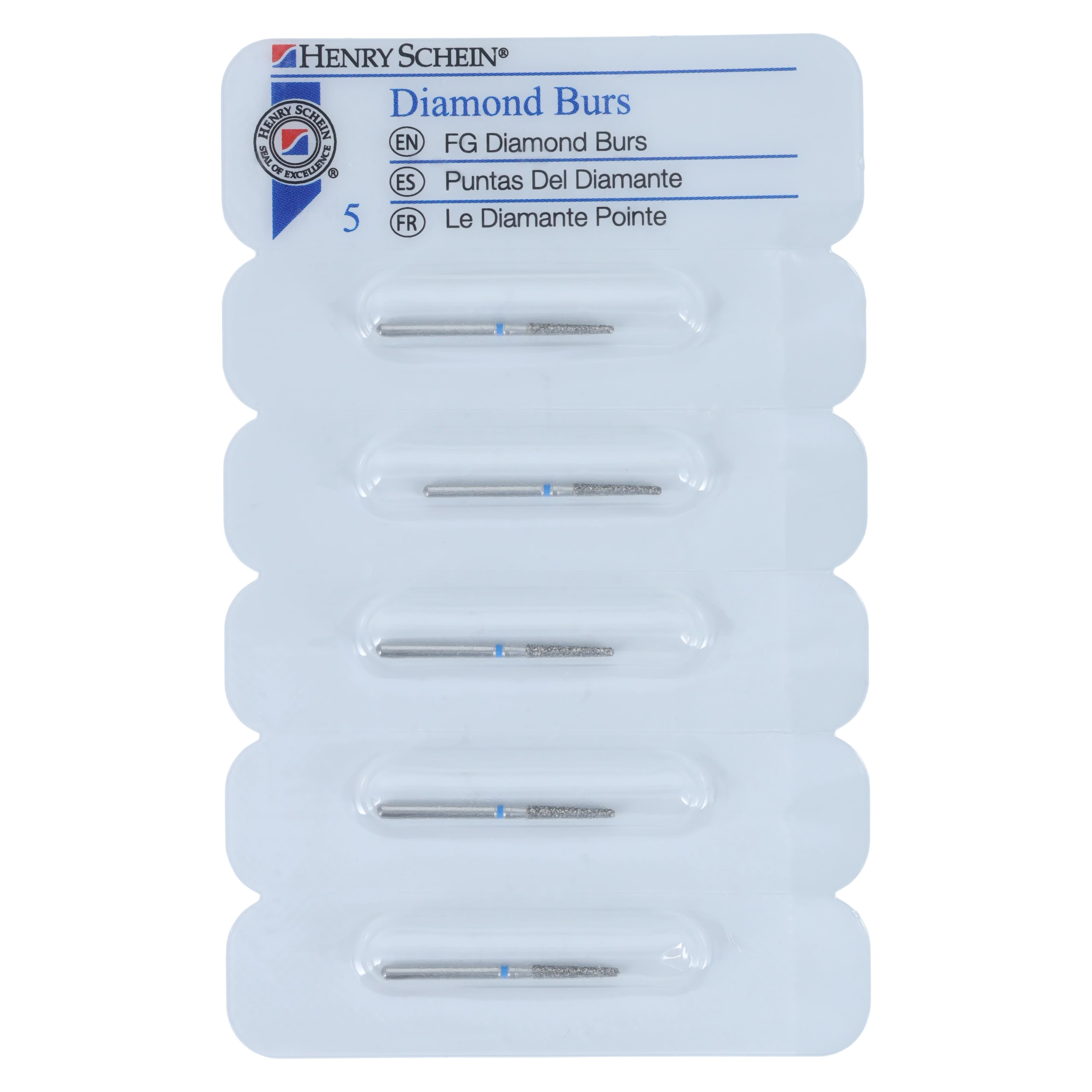 Diamond FG 856-016M, Friction Grip Medium Round End Taper, 8.0 mm, 5/Pack thumbnail 5