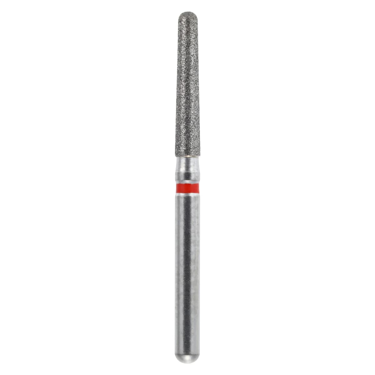 Diamond FG 856L-016F Round End Taper Friction Grip Bur, Fine, 9.0 mm, 5/Pack - Diamond FG 856L-016F - Image 1
