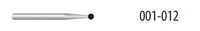 Diamond FG 801-012M Round Bur, Friction Grip, Medium, 12.0 mm, 5/Package - Diamond FG 801-012M - Image 1