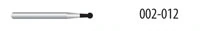 Diamond FG 802-012M Friction Grip Medium Round + Neck Bur, 2.5 mm, 5/Pack thumbnail 2