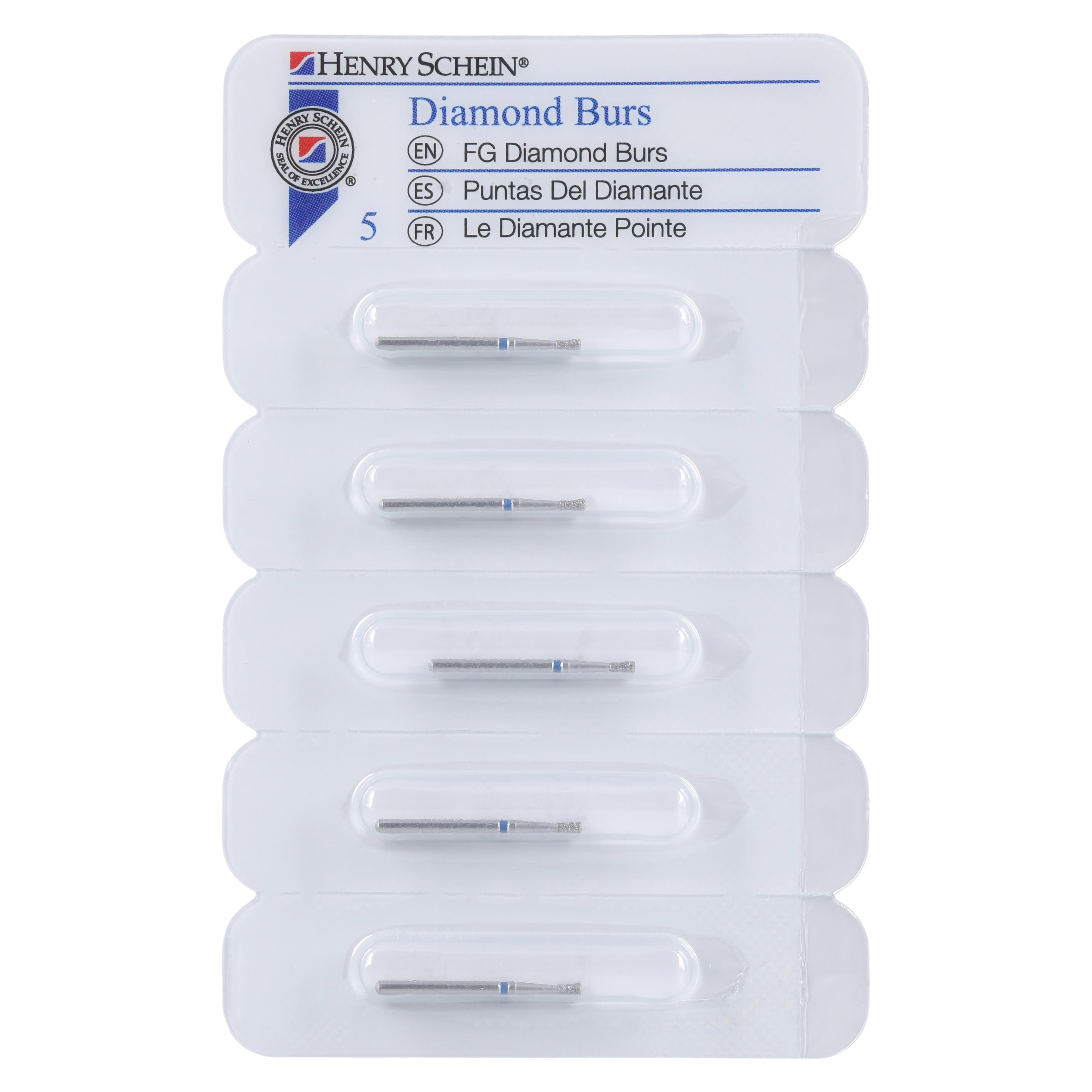 Diamond FG 806-014M Inverted Cone Friction Grip Diamond Bur, Medium, 2.0 mm, 5/Pk thumbnail 5