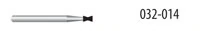 Diamond FG 813-014M Friction Grip Medium Double Inverted Cone Bur, 1.5 mm, 5/Package thumbnail 2