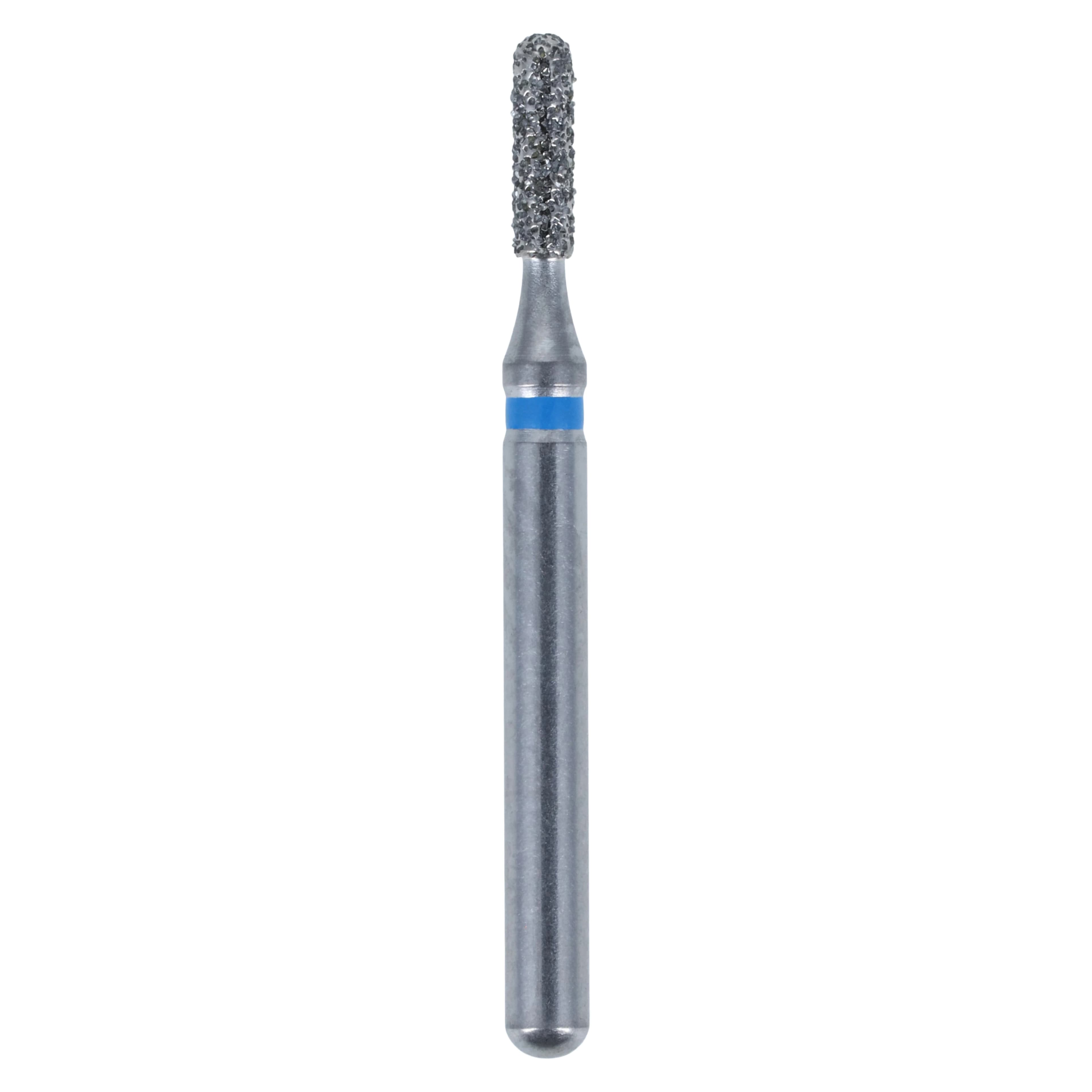 Diamond FG 838-012M Round End Cylinder Friction Grip Bur, Medium, 4.0 mm, 5/Pack - Diamond FG 838-012M - Image 1