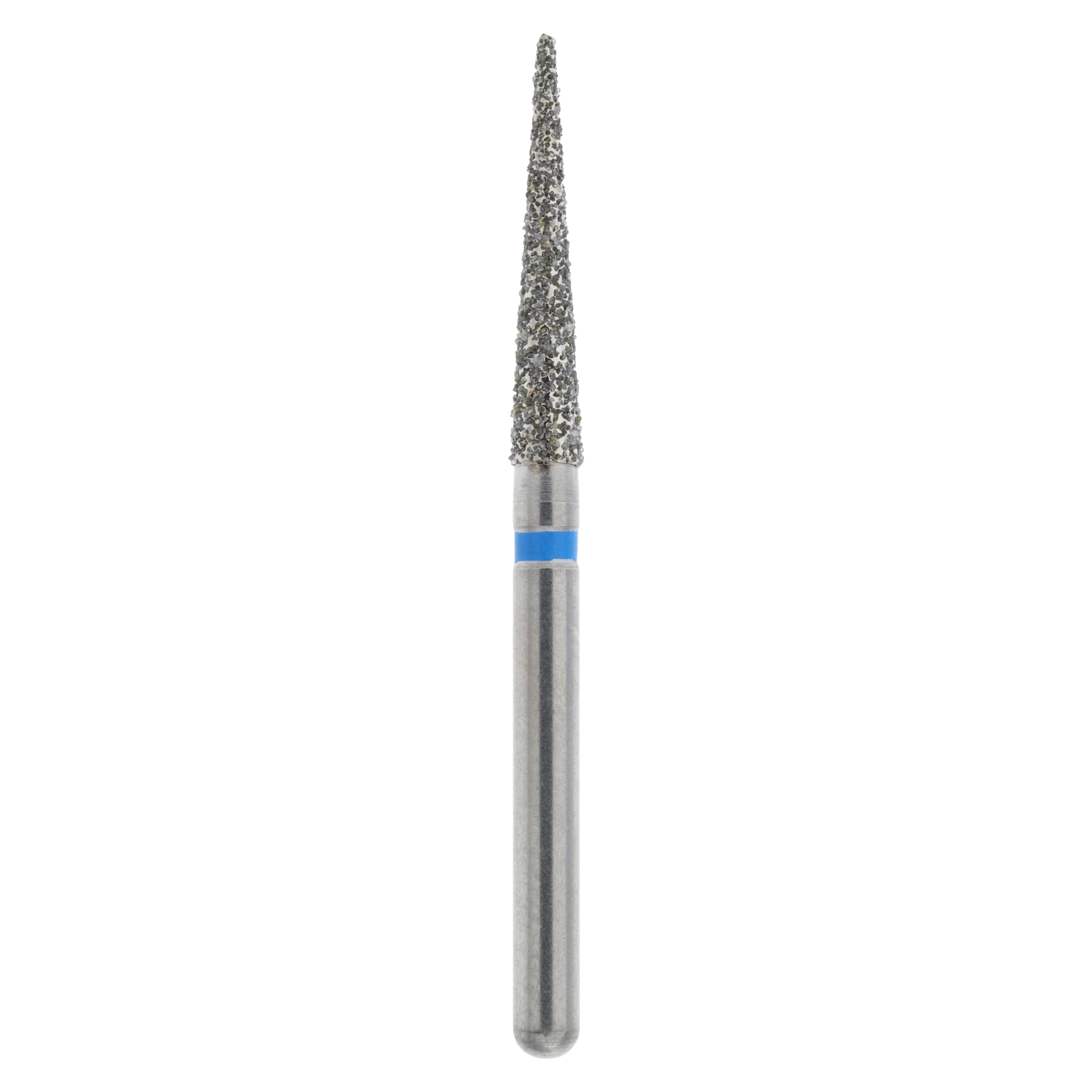 Diamond FG 858-018M Friction Grip Medium Needle Bur, 10.0 mm, 5/Package - Diamond FG 858-018M - Image 1