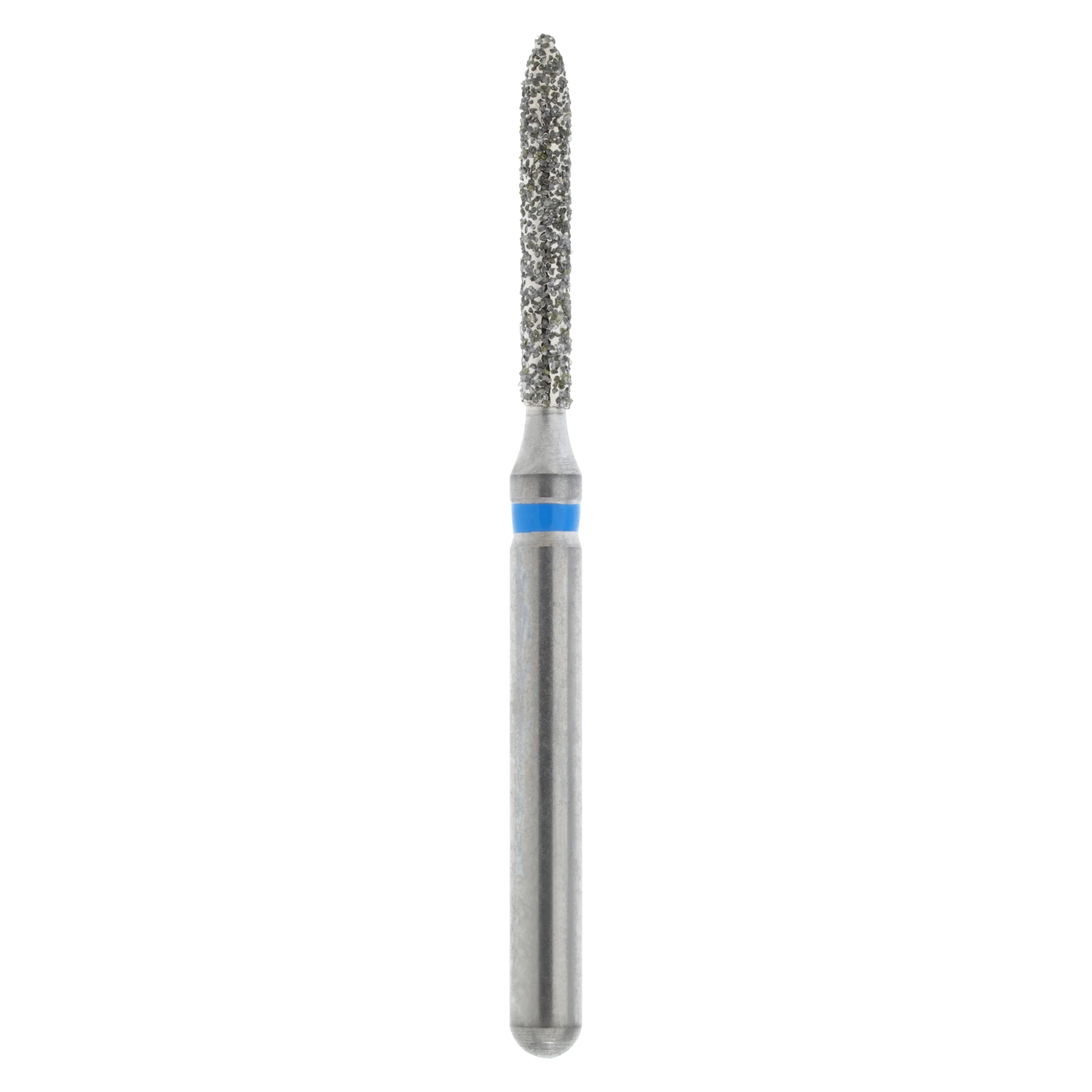 Diamond FG 878-012M Beveled Cylinder Friction Grip Diamond Bur, Medium, 8.0 mm, 5/Pk thumbnail 2