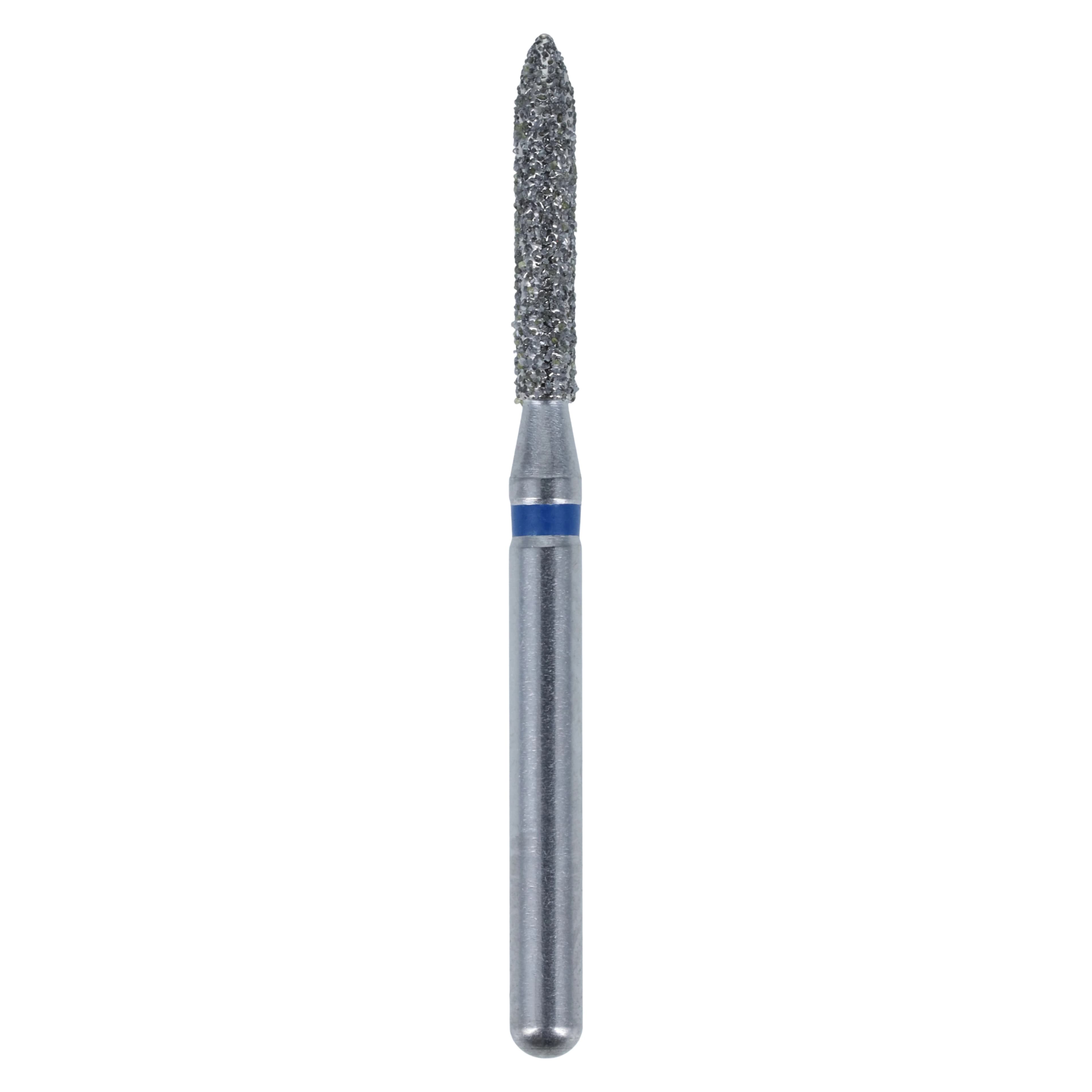 Diamond FG 878-014M Beveled Cylinder Friction Grip Diamond Bur, Medium, 8.0 mm, 5/Pack thumbnail 2