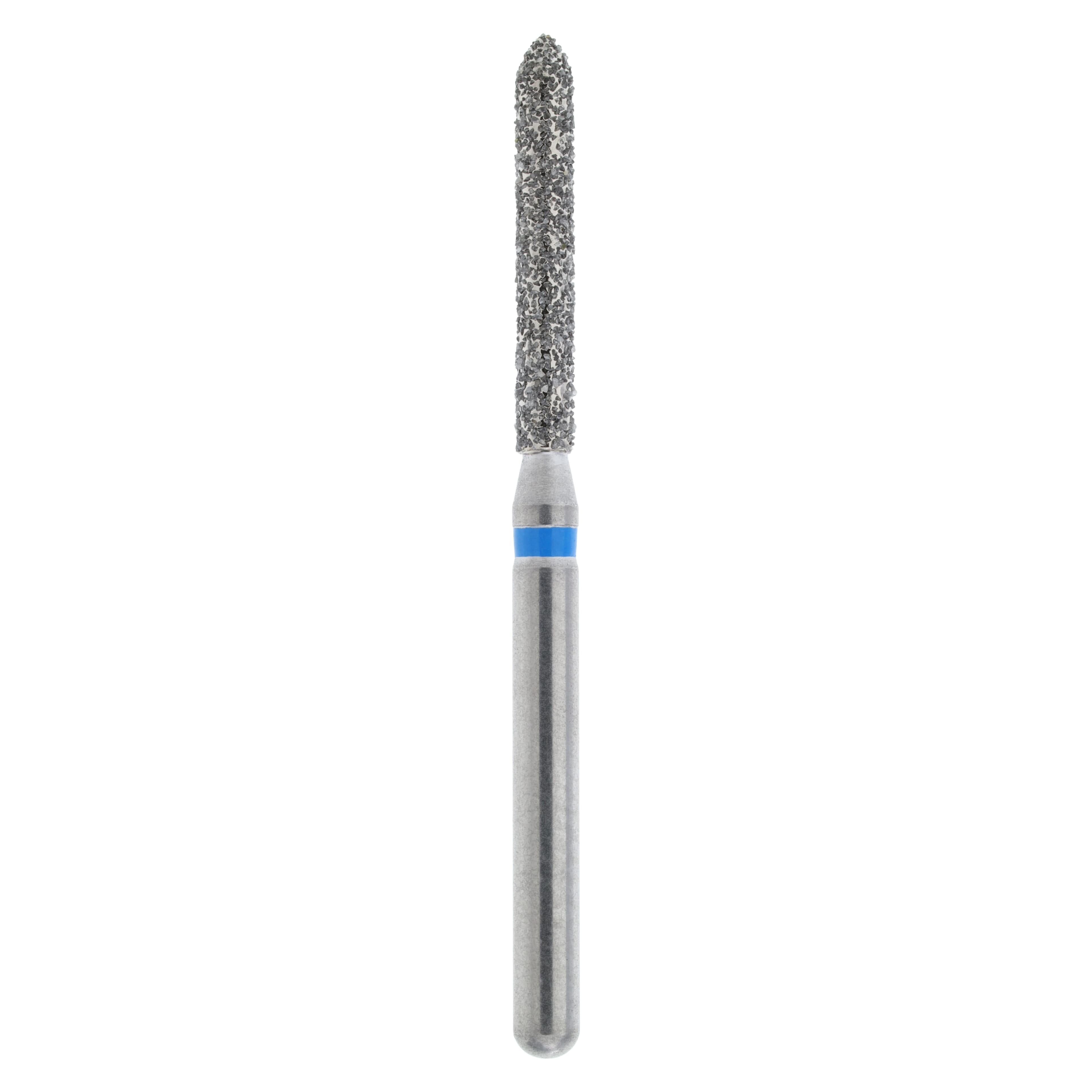Diamond FG 879-014M Beveled Cylinder Friction Grip Diamond Bur, Medium, 10.0 mm, 5/Pack thumbnail 2