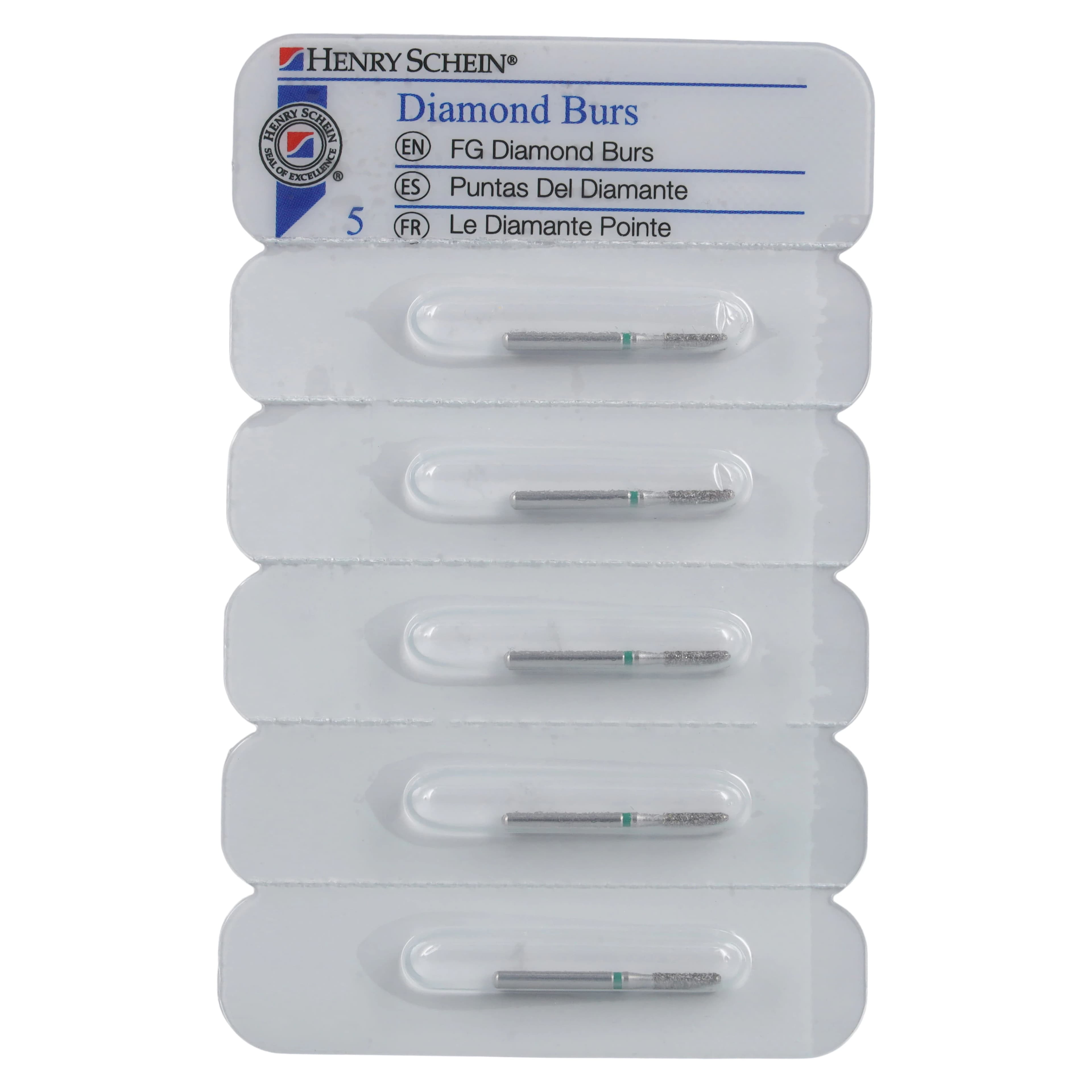 Diamond FG 880-014C Round End Cylinder Friction Grip Bur, Coarse, 6.0 mm, 5/Package thumbnail 5