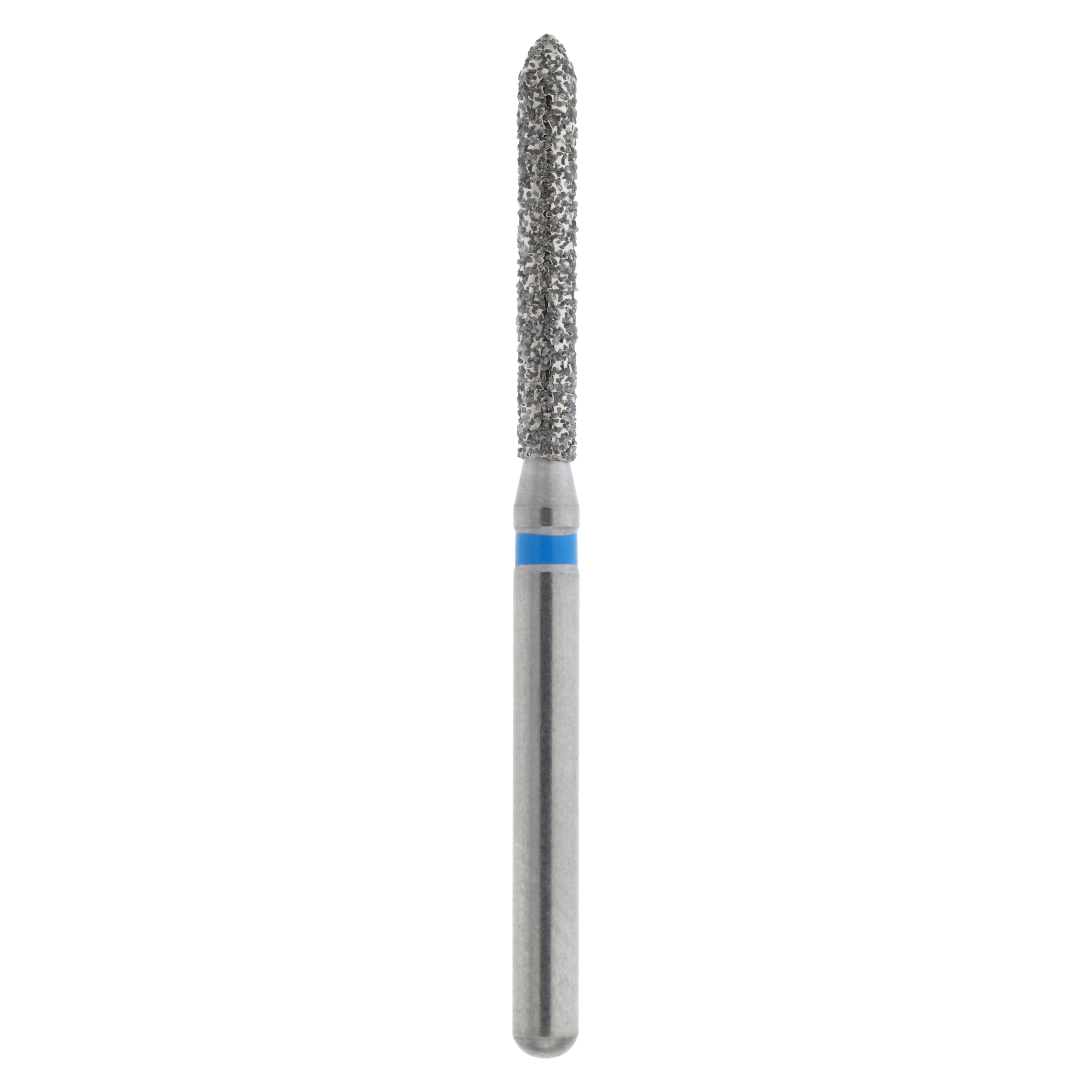 Diamond FG 887-014M Beveled Cylinder Friction Grip Diamond Bur, Medium, 10.0 mm, 5/Pack thumbnail 2