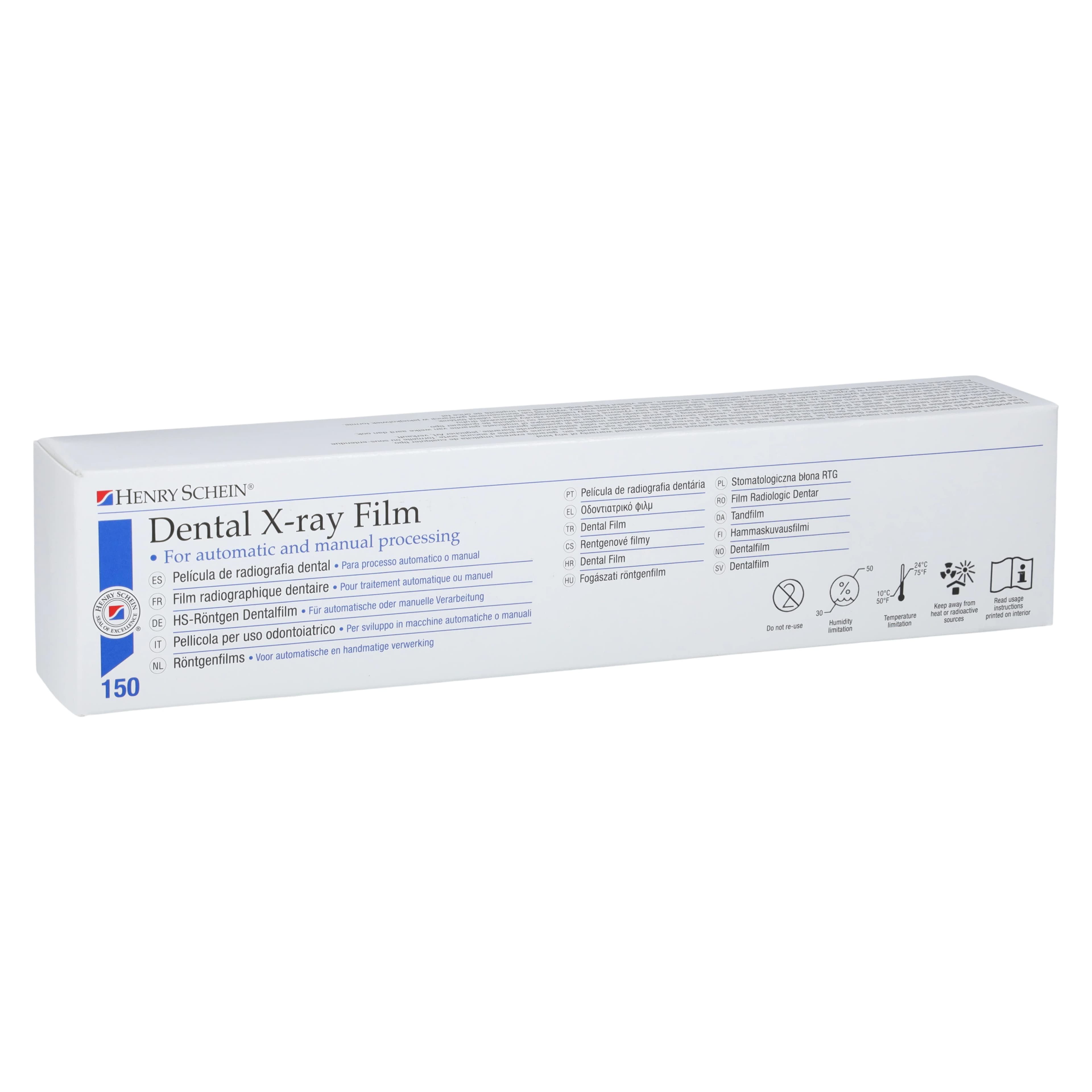D-Speed Periapical Flexi-Soft Vinyl DX-58 Single Film, Size 2, 1 1/4" x 1 5/8", 150/Box - D-Speed Periapical Flexi-Soft Vinyl DX-58 Single Film - Image 1