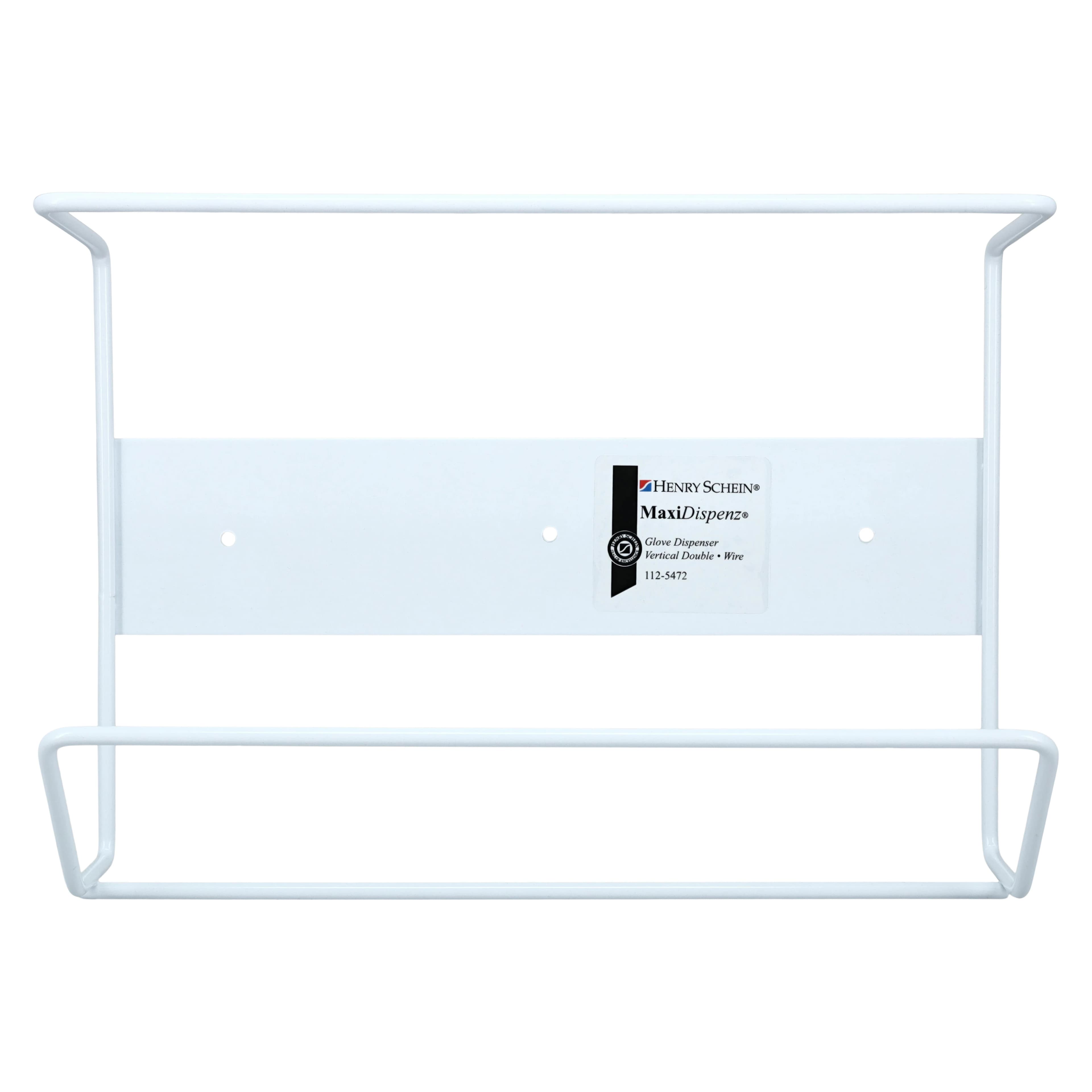 Maxi-Dispenz Wire Glove Box Dispenser, Double Horizontal, Steel Wire, Wall-Mount thumbnail 3